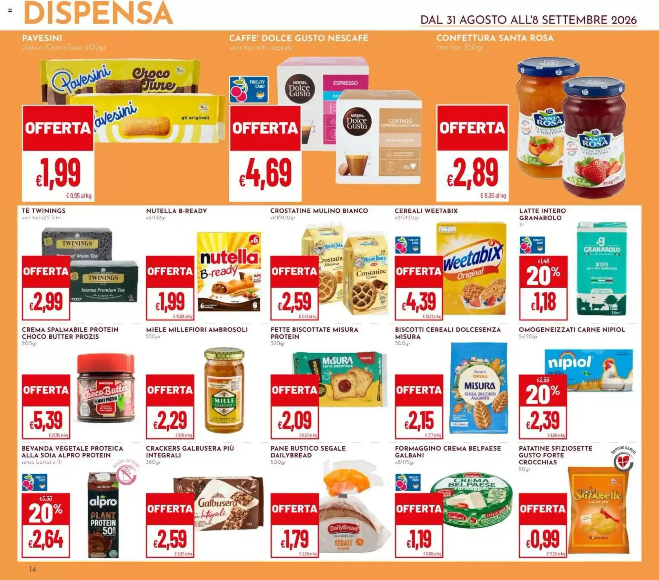 Volantino promozionale Pan  valide dal 31/08/2026 - Pagina 14.