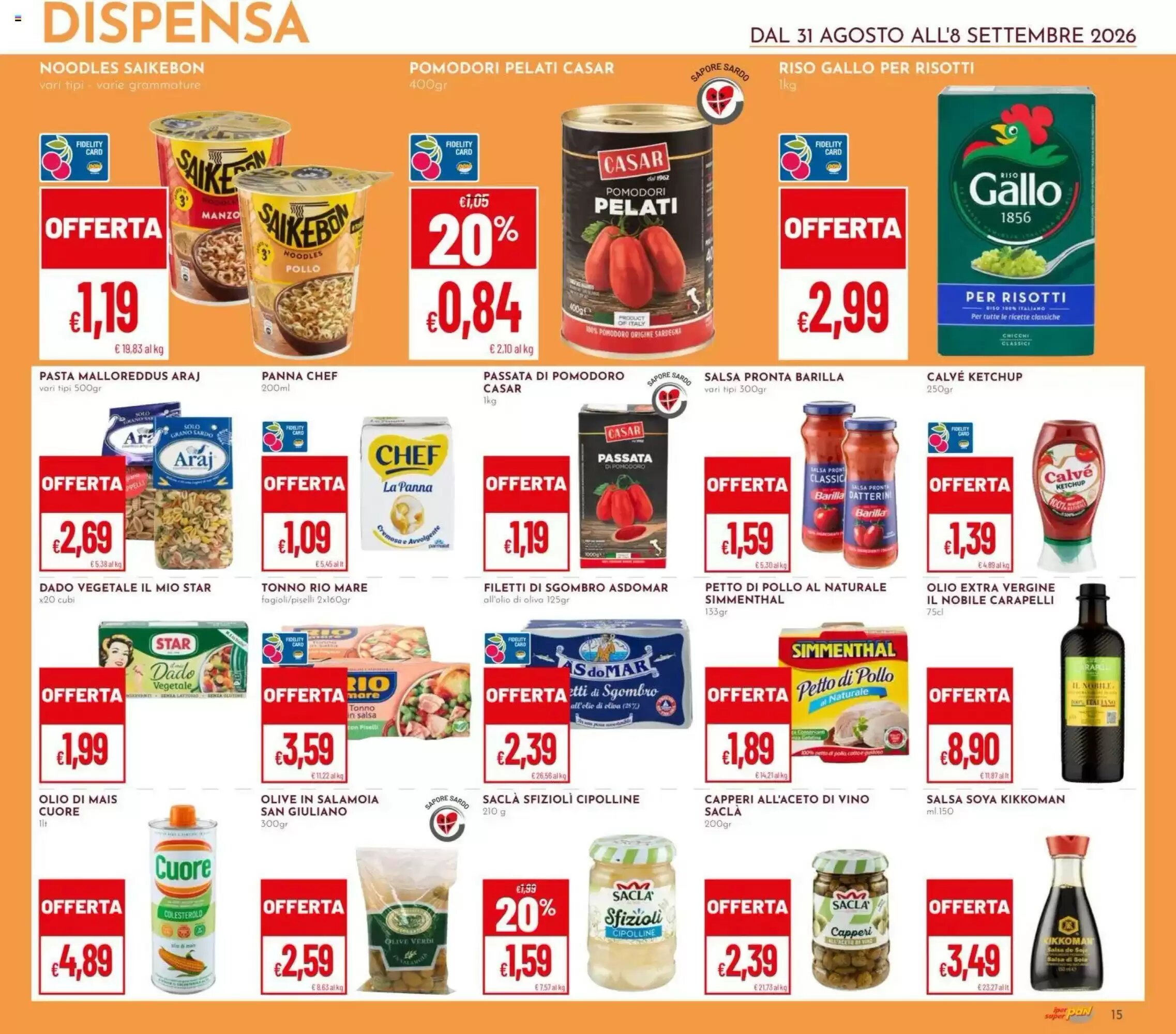 Volantino promozionale Pan  valide dal 31/08/2026 - Pagina 15.