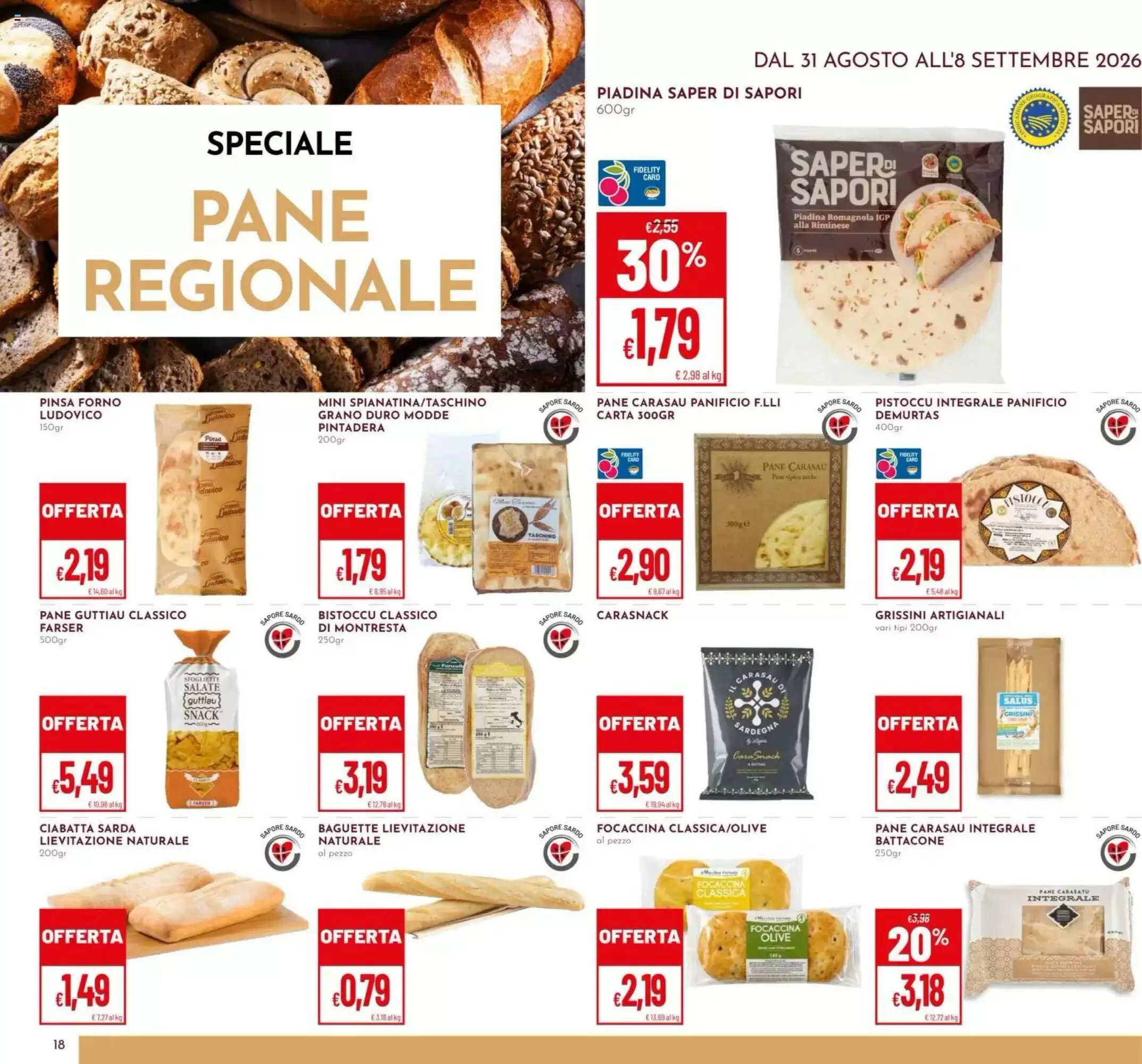 Volantino promozionale Pan  valide dal 31/08/2026 - Pagina 18.