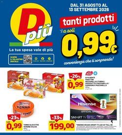 Volantino promozionale DPiù  valide dal 31/08/2026