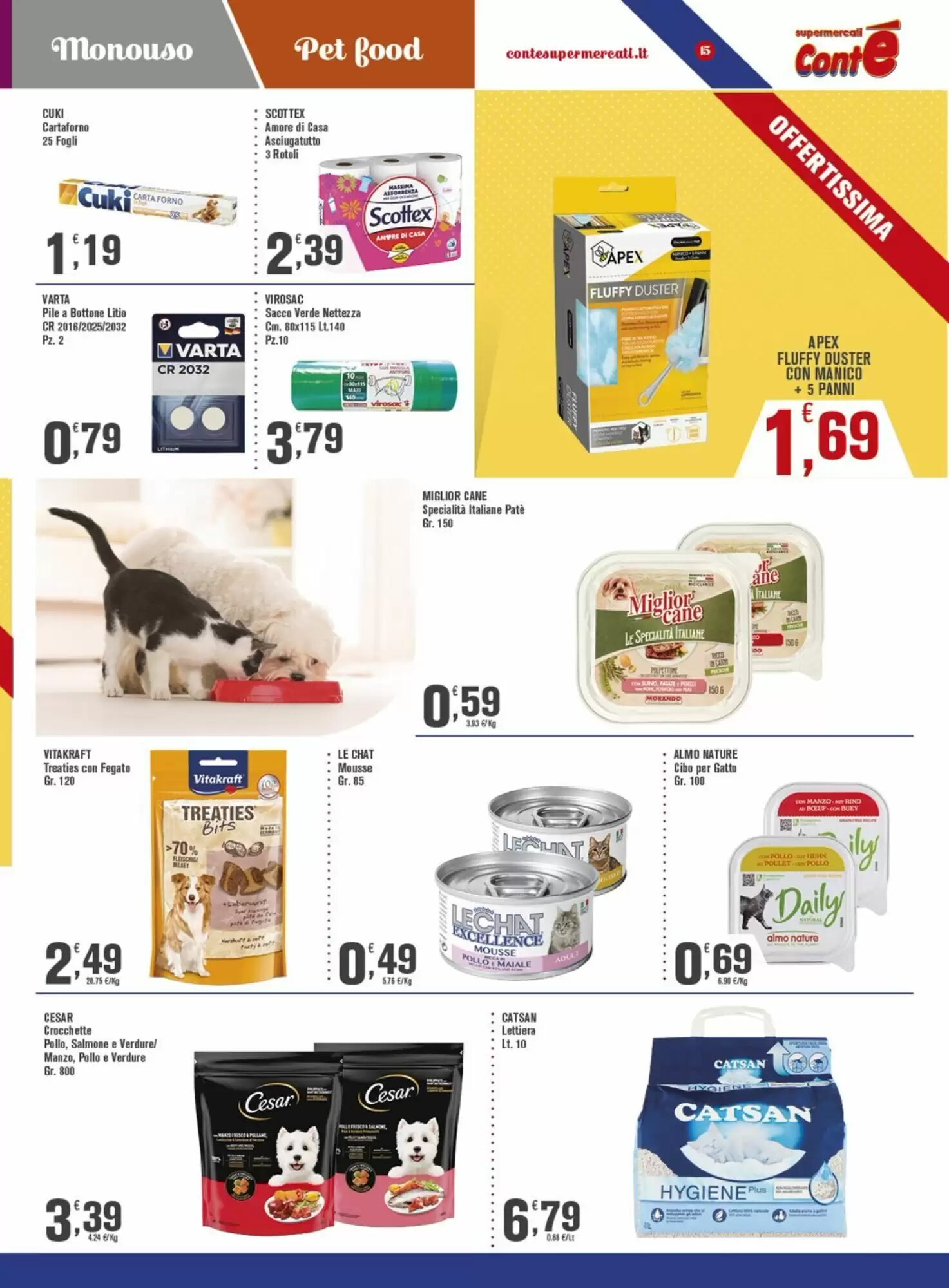 Volantino promozionale Conté Supermercati  valide dal 31/08/2026 - Pagina 15.