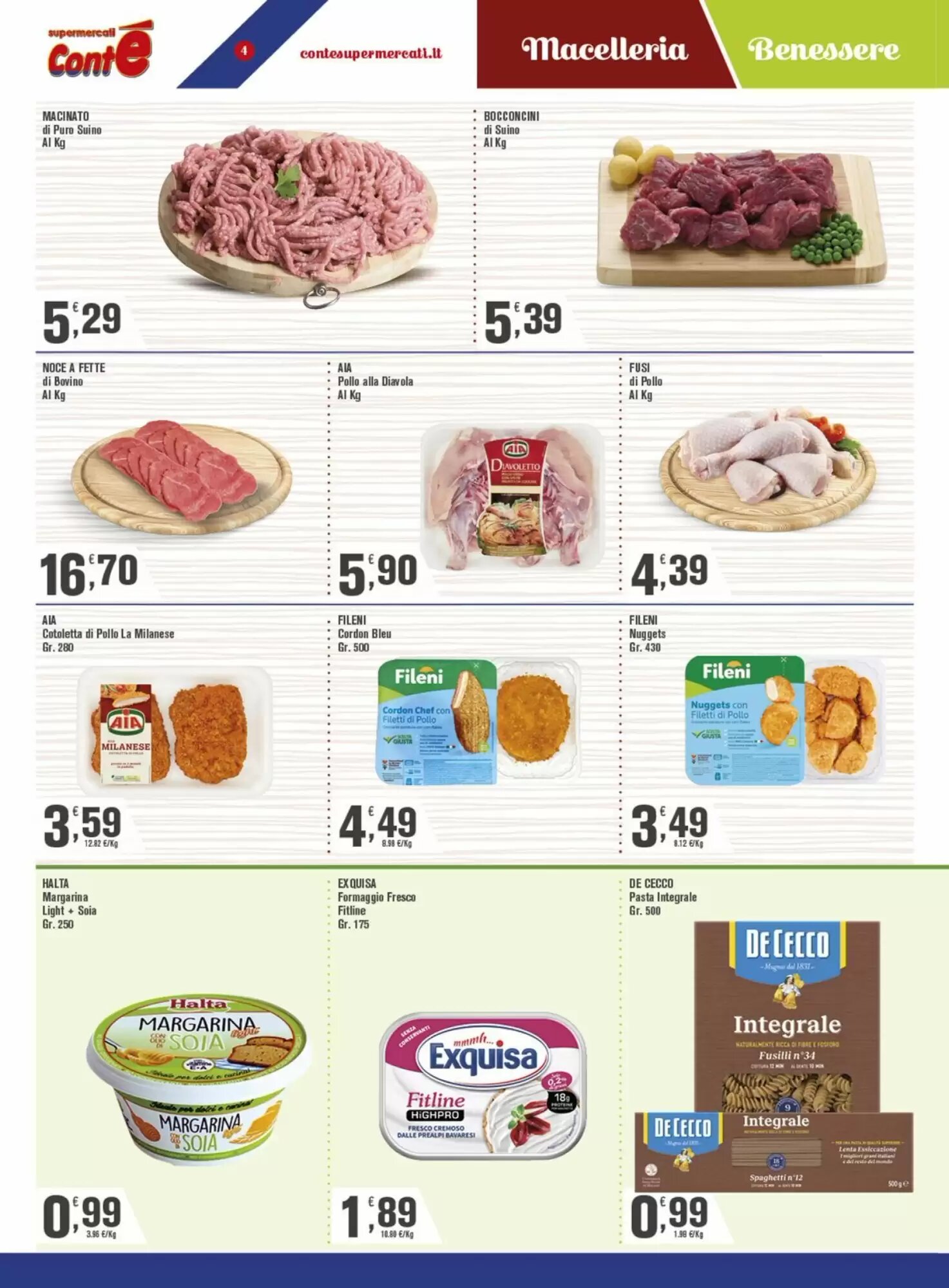 Volantino promozionale Conté Supermercati  valide dal 31/08/2026 - Pagina 4.