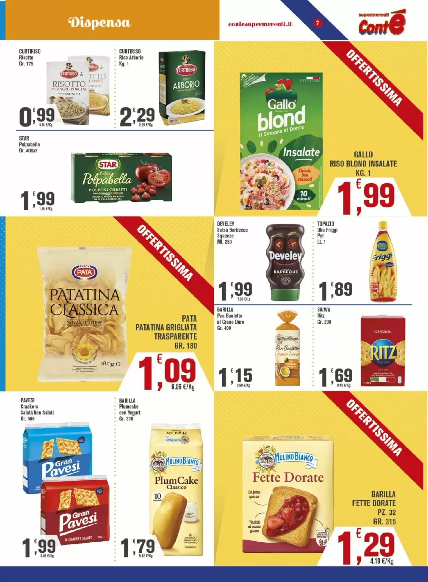 Volantino promozionale Conté Supermercati  valide dal 31/08/2026 - Pagina 7.