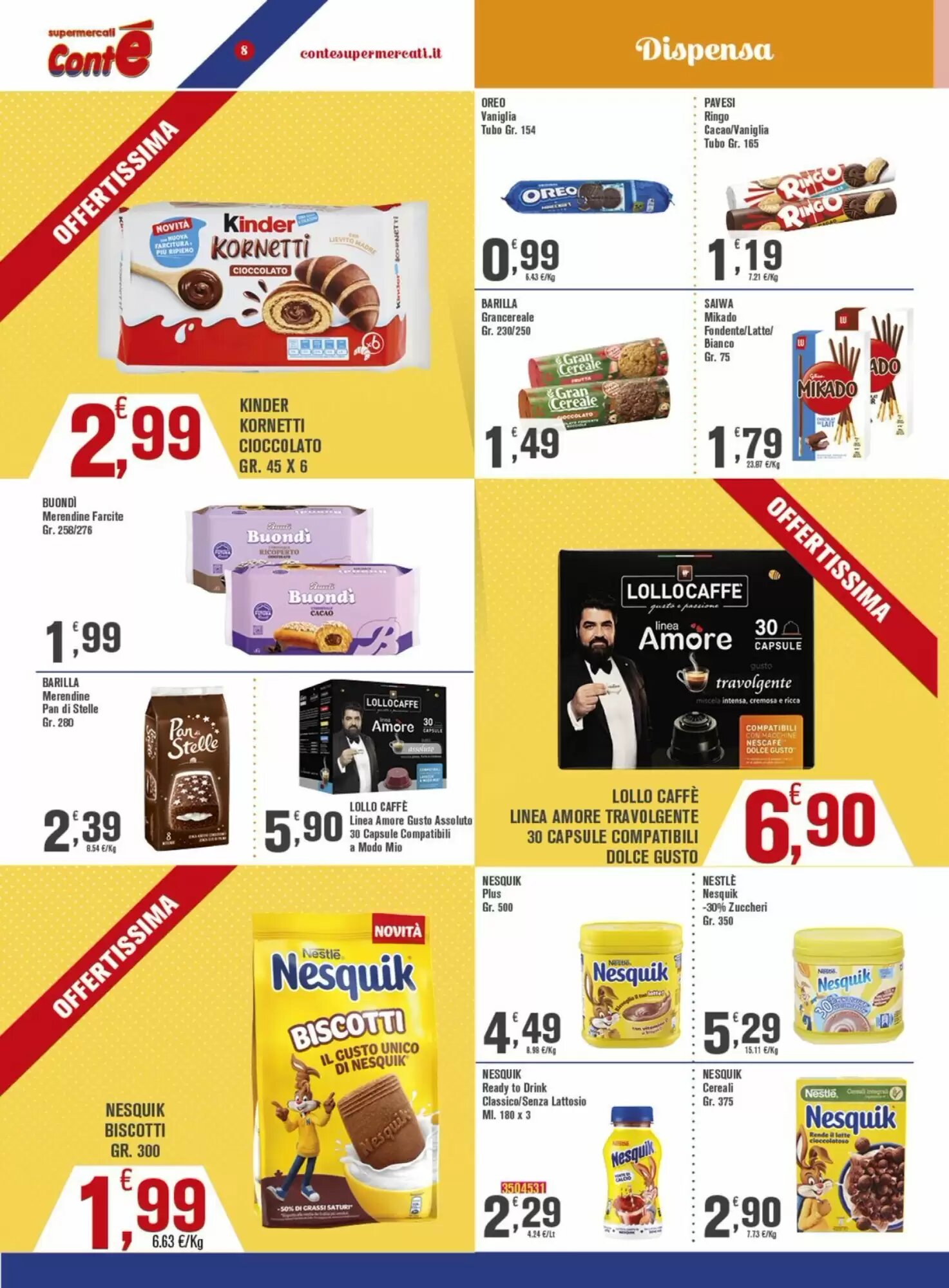 Volantino promozionale Conté Supermercati  valide dal 31/08/2026 - Pagina 8.