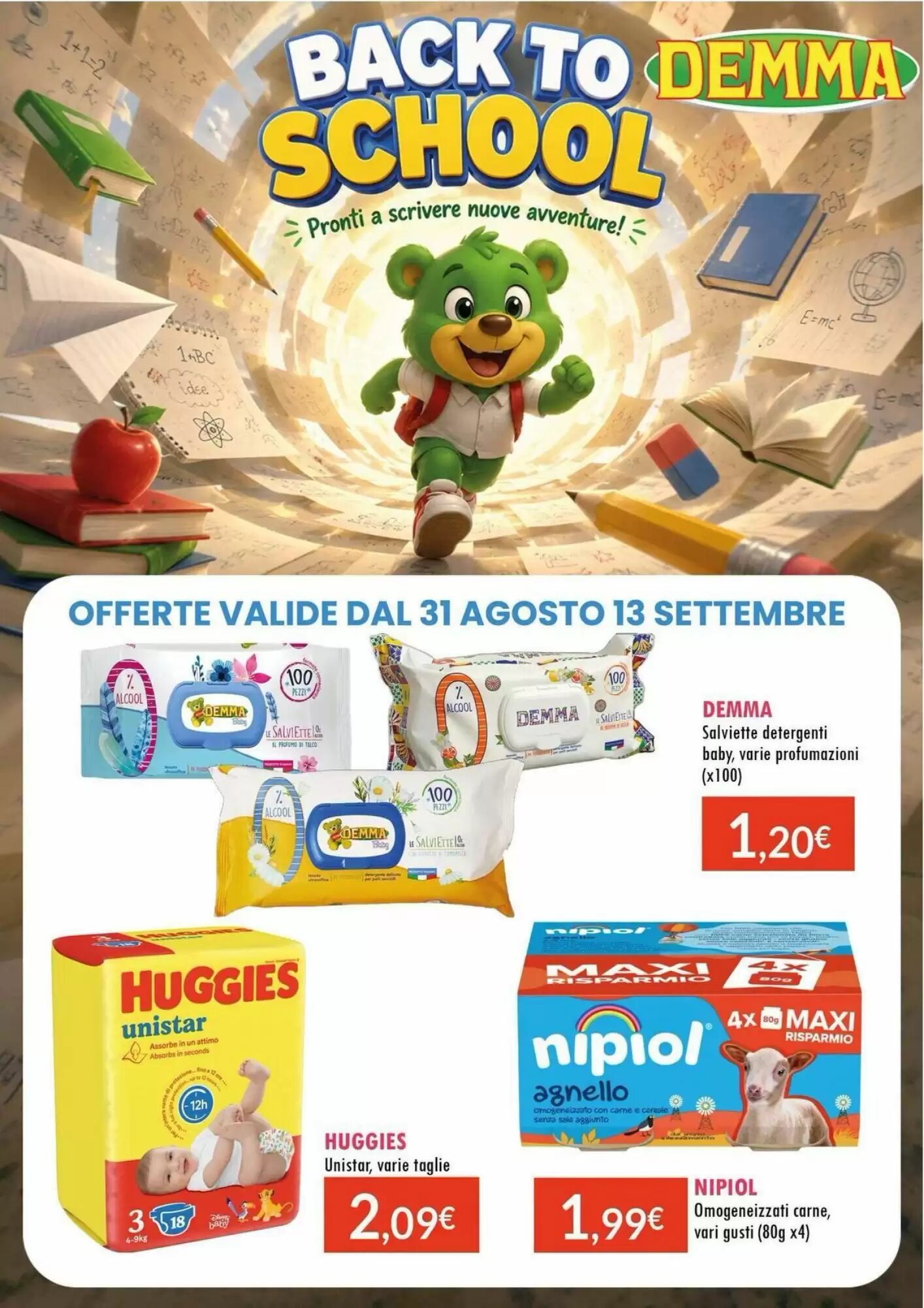 Volantino promozionale Sanitaria Demma valide dal 31/08/2026 - Pagina 1.