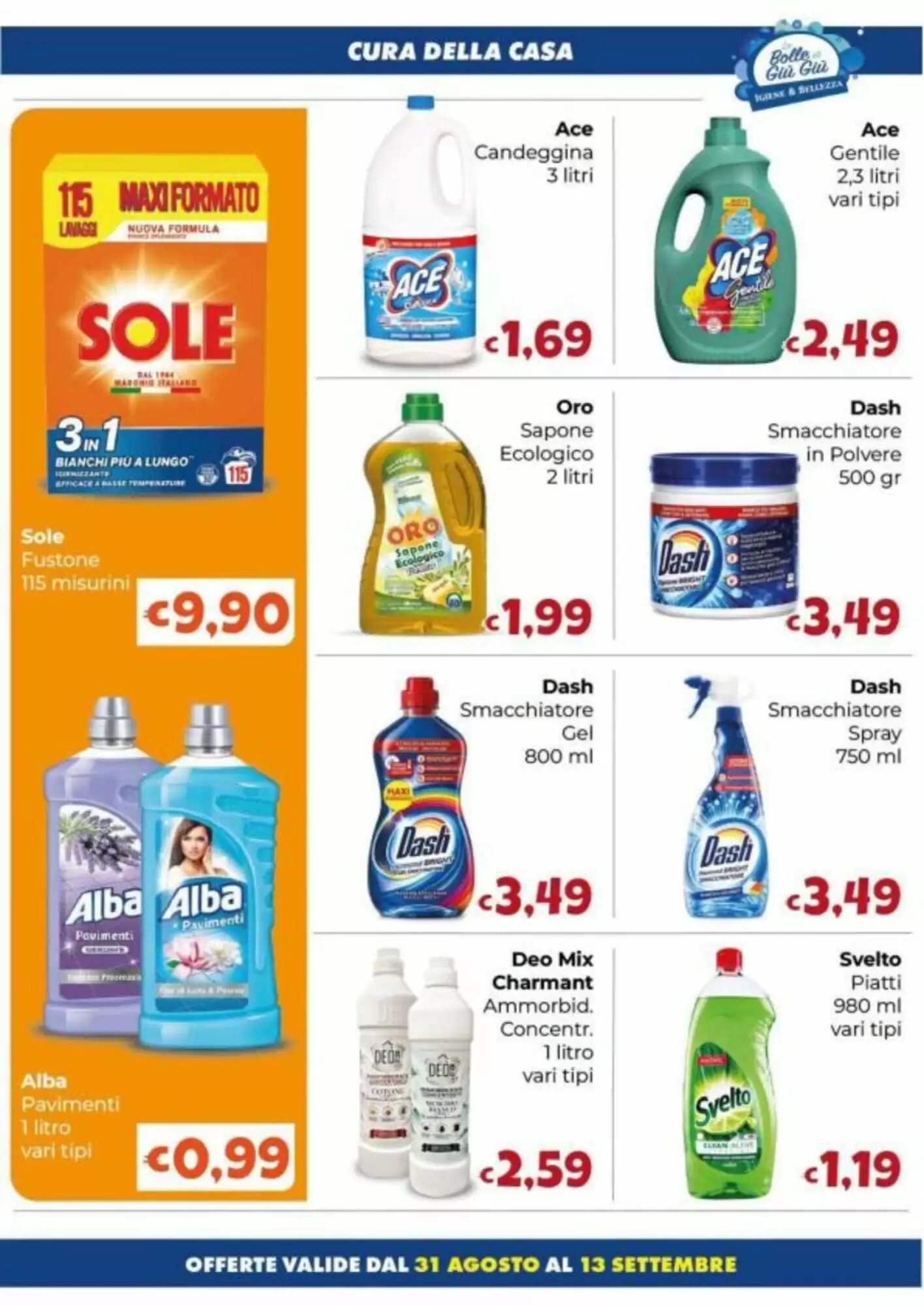 Volantino promozionale Le Bolle di Giù Giù  valide dal 31/08/2026 - Pagina 2.