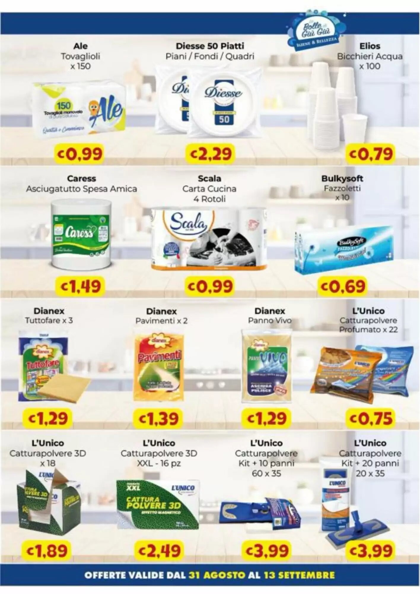 Volantino promozionale Le Bolle di Giù Giù  valide dal 31/08/2026 - Pagina 4.