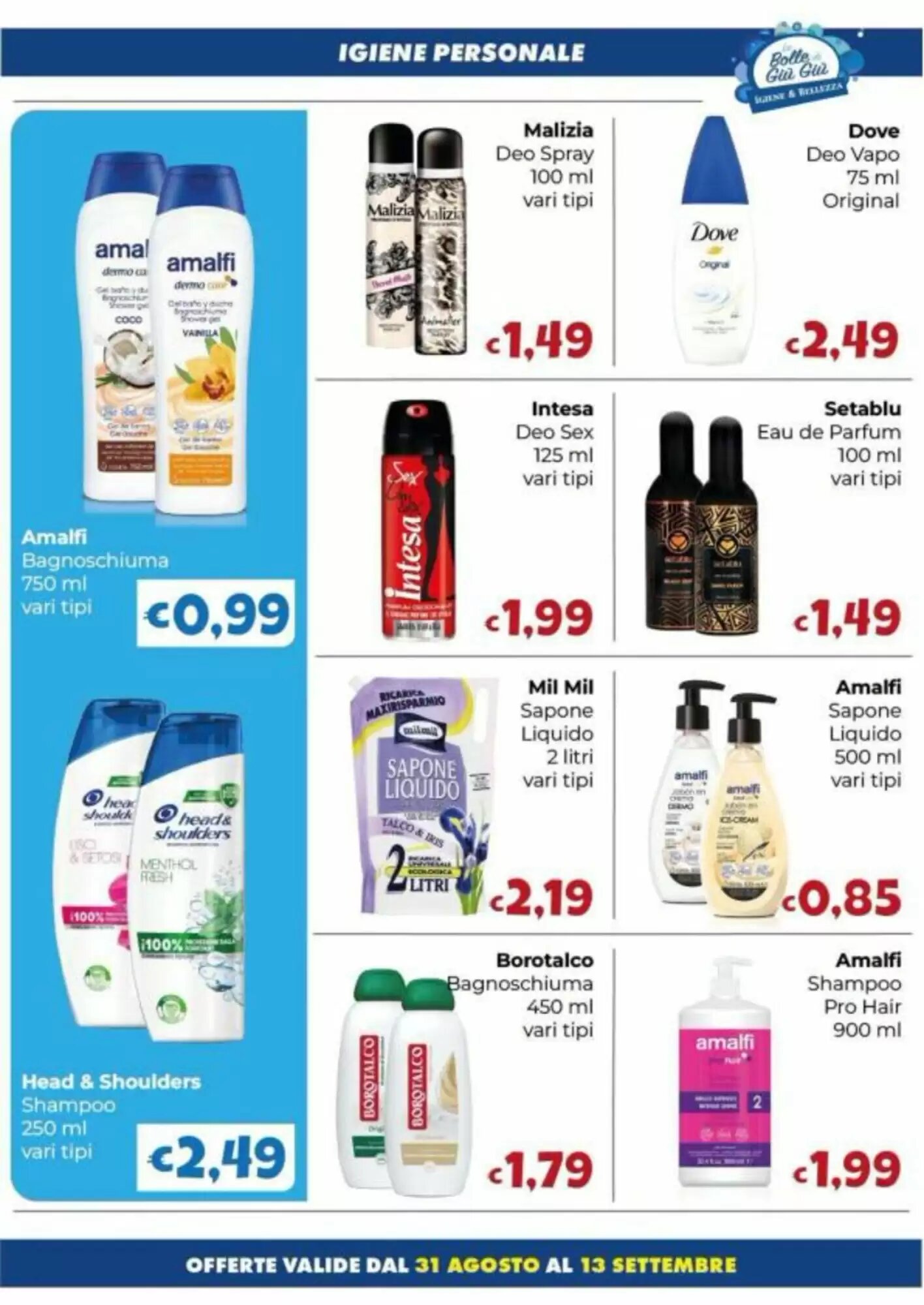 Volantino promozionale Le Bolle di Giù Giù  valide dal 31/08/2026 - Pagina 5.