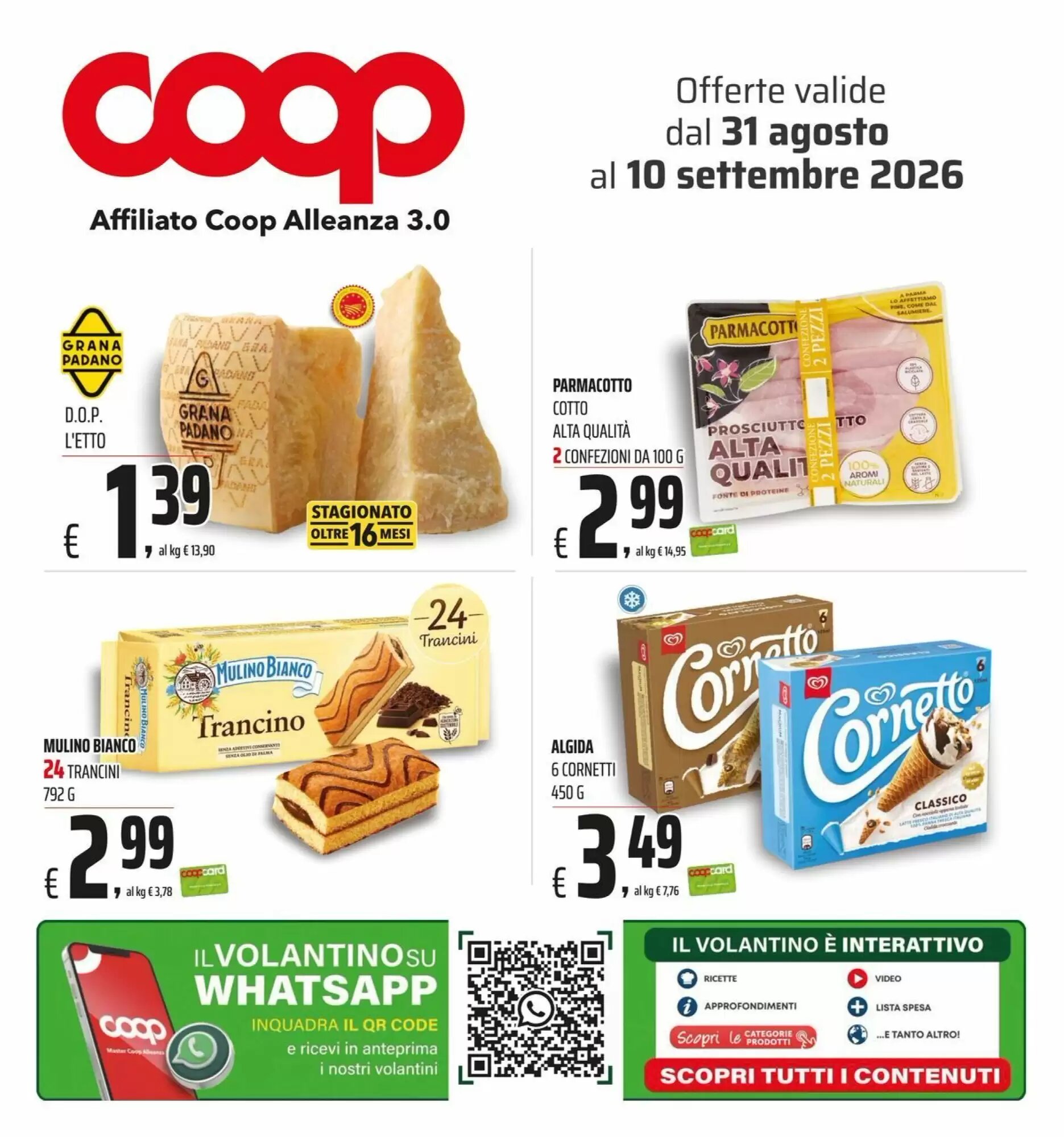 Volantino promozionale Coop Master Alleanza 3.0 valide dal 31/08/2026 - Pagina 1.