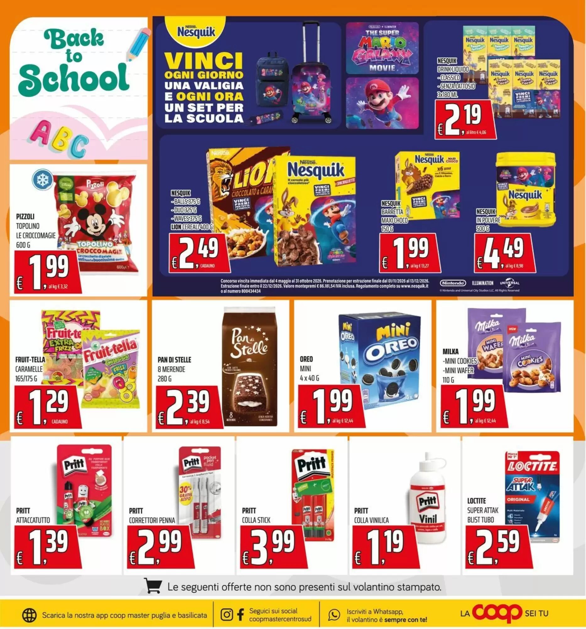 Volantino promozionale Coop Master Alleanza 3.0  valide dal 31/08/2026 - Pagina 19.