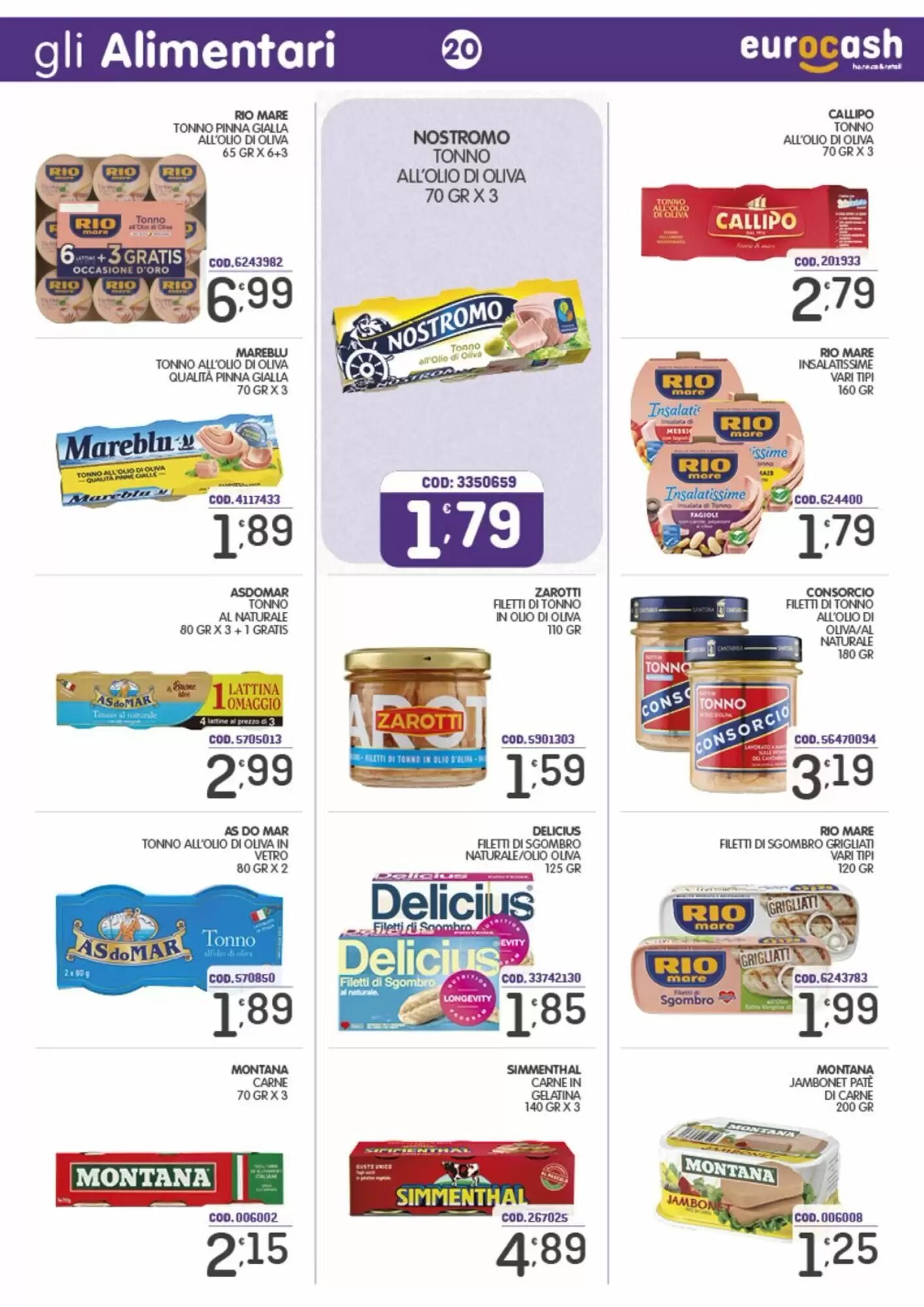 Volantino promozionale Eurocash  valide dal 31/08/2026 - Pagina 20.