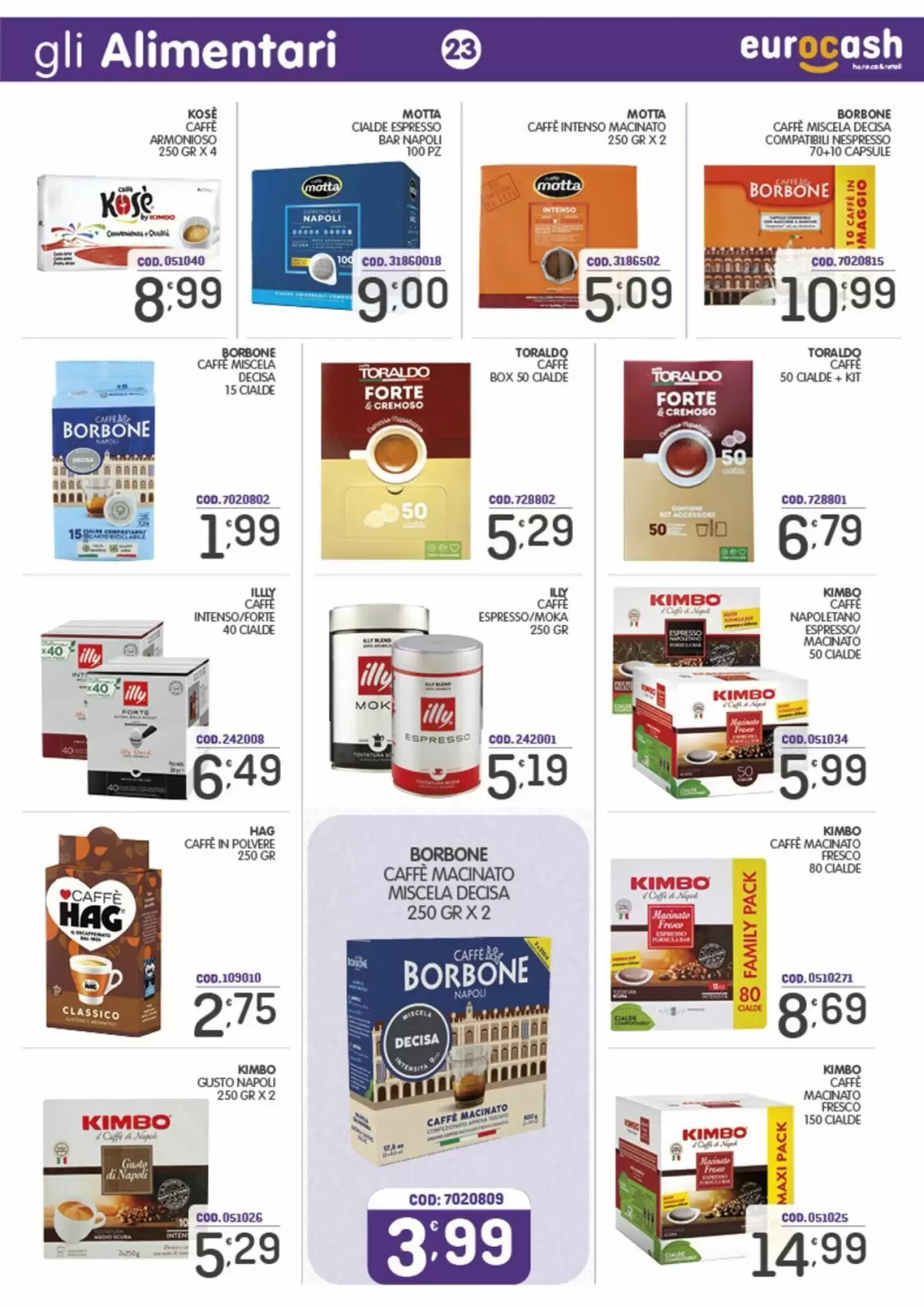 Volantino promozionale Eurocash  valide dal 31/08/2026 - Pagina 23.
