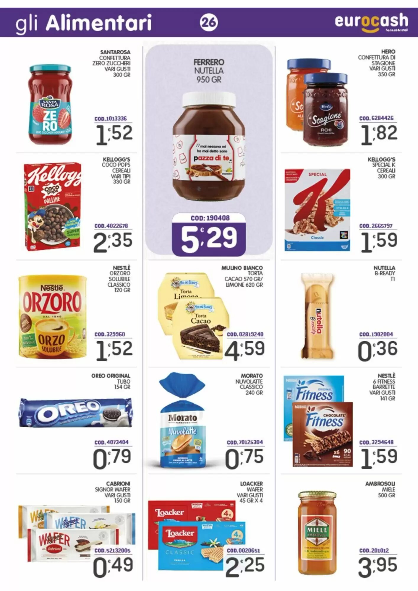 Volantino promozionale Eurocash  valide dal 31/08/2026 - Pagina 26.