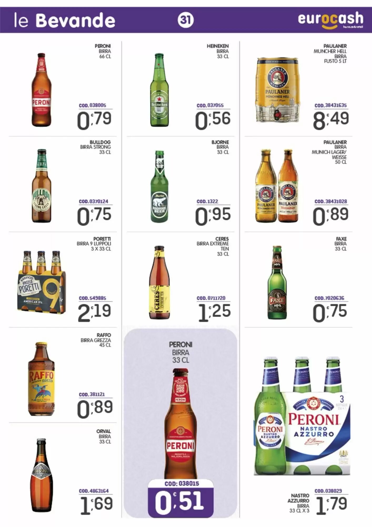 Volantino promozionale Eurocash  valide dal 31/08/2026 - Pagina 31.