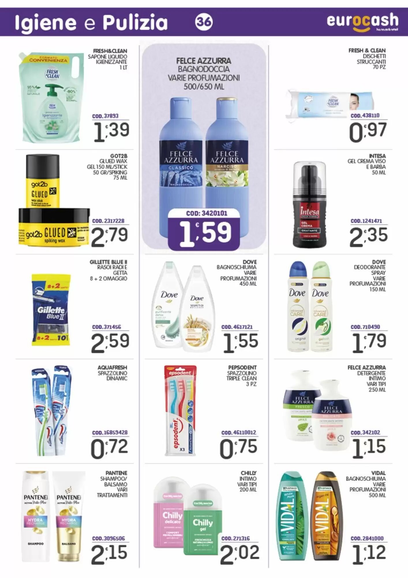 Volantino promozionale Eurocash  valide dal 31/08/2026 - Pagina 36.