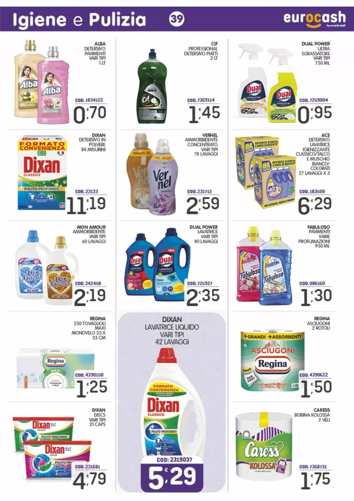 Volantino promozionale Eurocash  valide dal 31/08/2026 - Pagina 39.