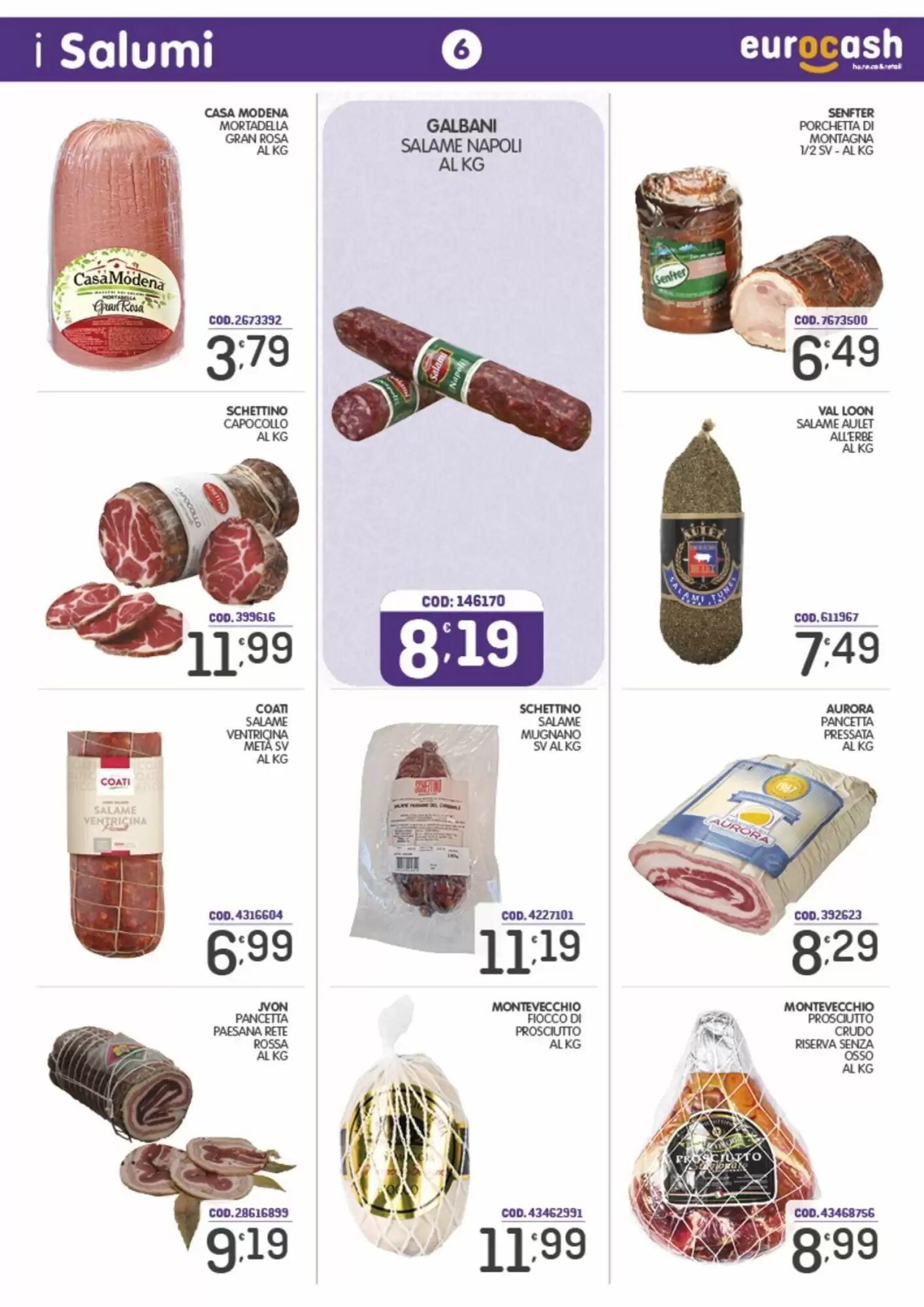 Volantino promozionale Eurocash  valide dal 31/08/2026 - Pagina 6.