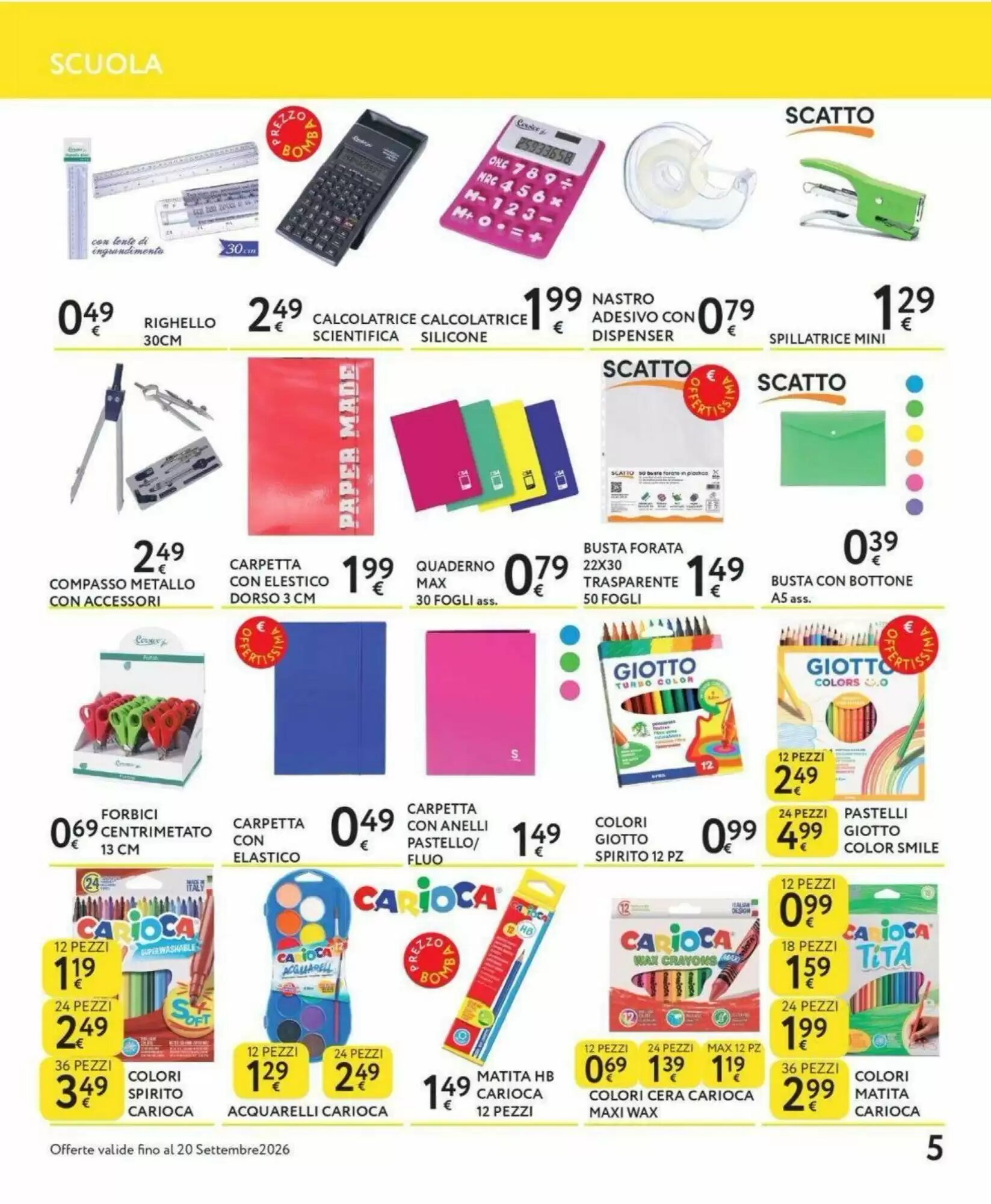 Volantino promozionale Le Mille  valide dal 31/08/2026 - Pagina 5.