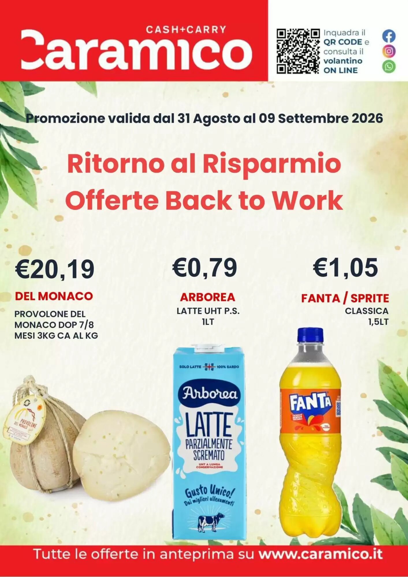 Volantino promozionale Caramico valide dal 31/08/2026 - Pagina 1.