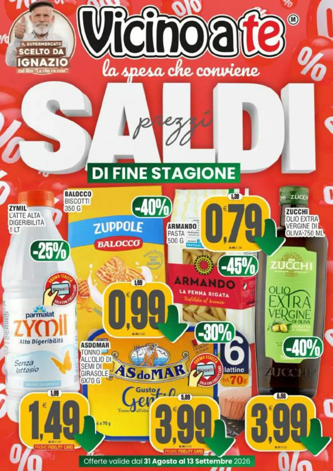 Volantino promozionale Vicino a te supermercati valide dal 31/08/2026 - Pagina 1.
