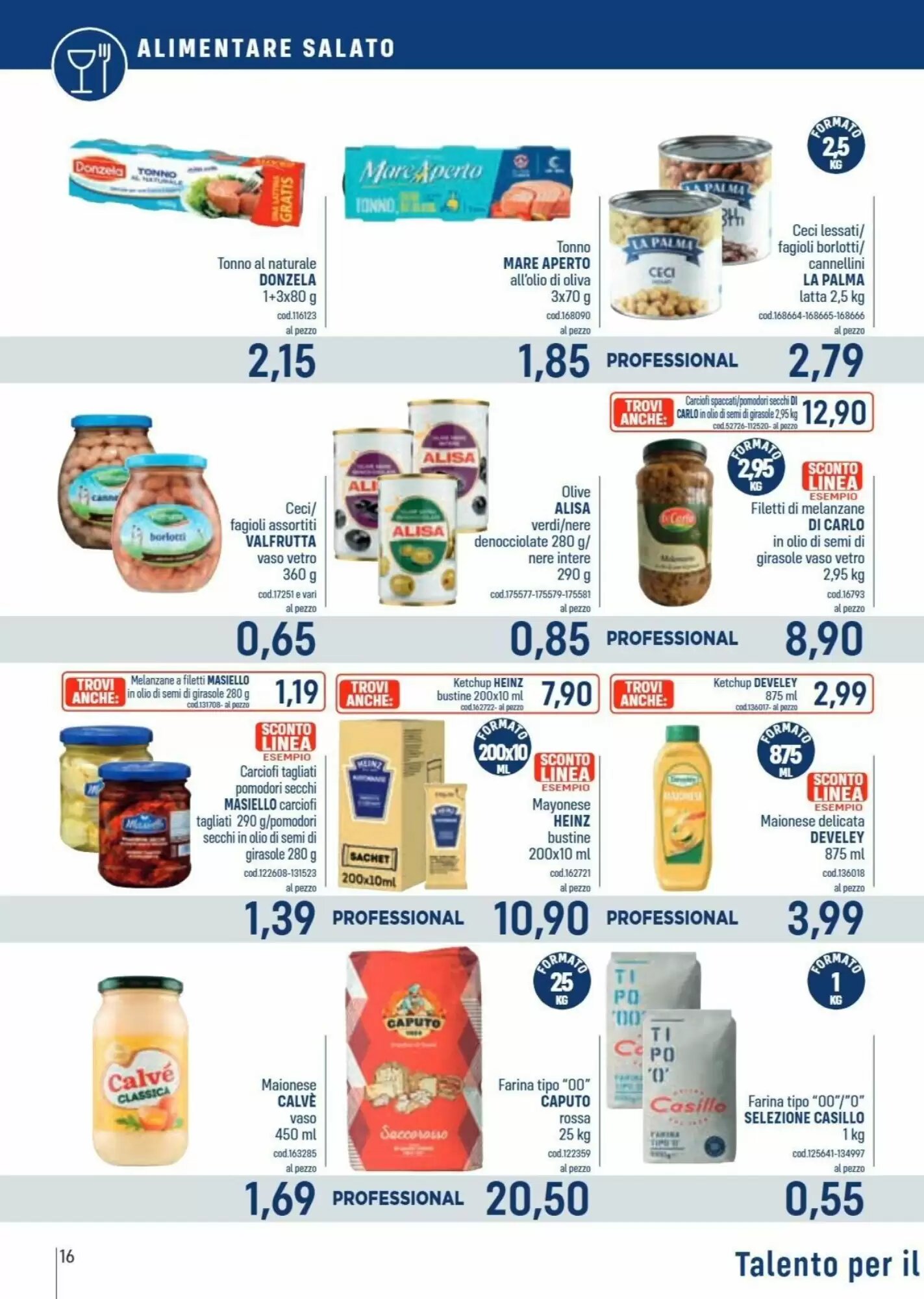 Volantino promozionale Talento Professional Store  valide dal 31/08/2026 - Pagina 16.