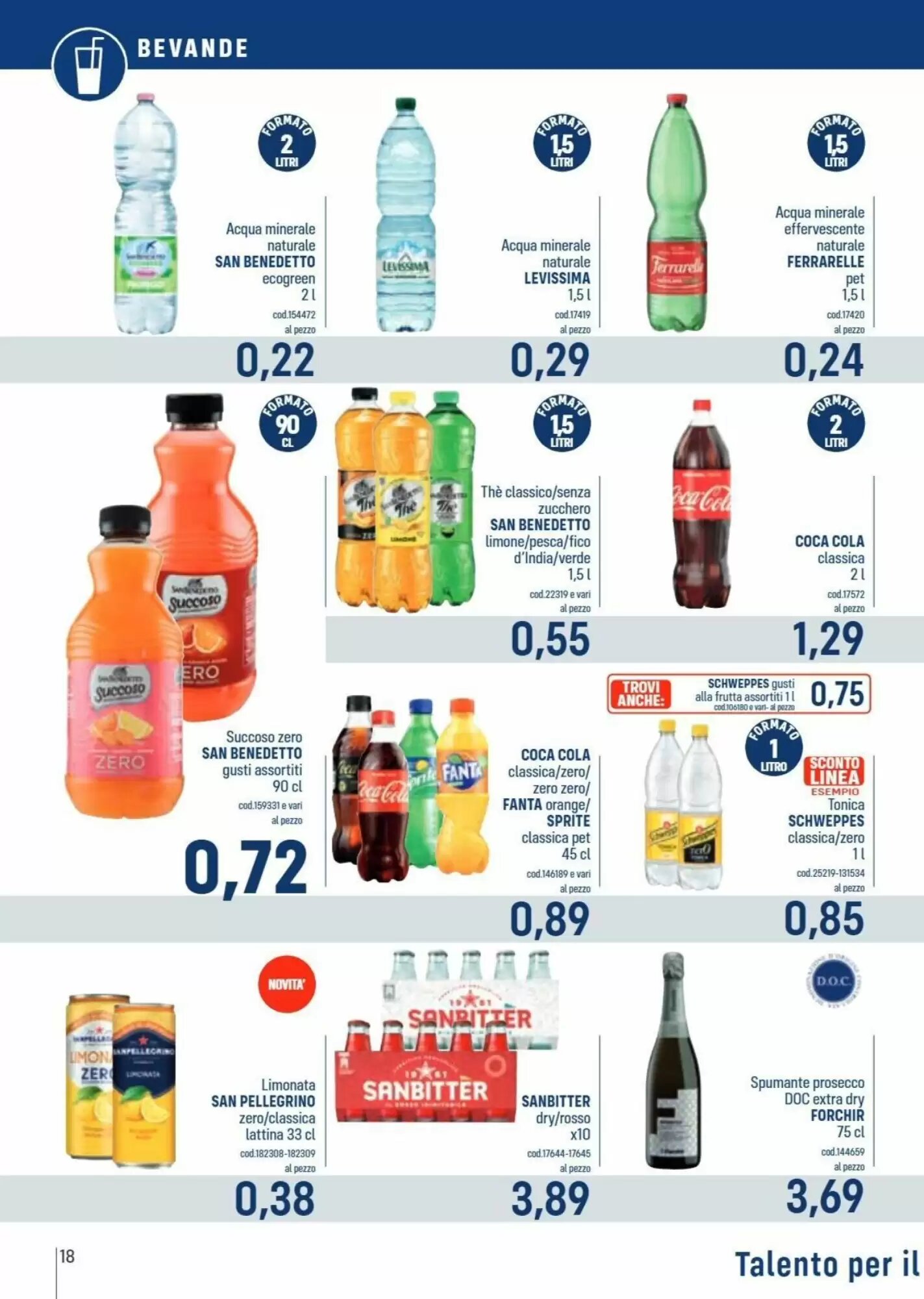 Volantino promozionale Talento Professional Store  valide dal 31/08/2026 - Pagina 18.