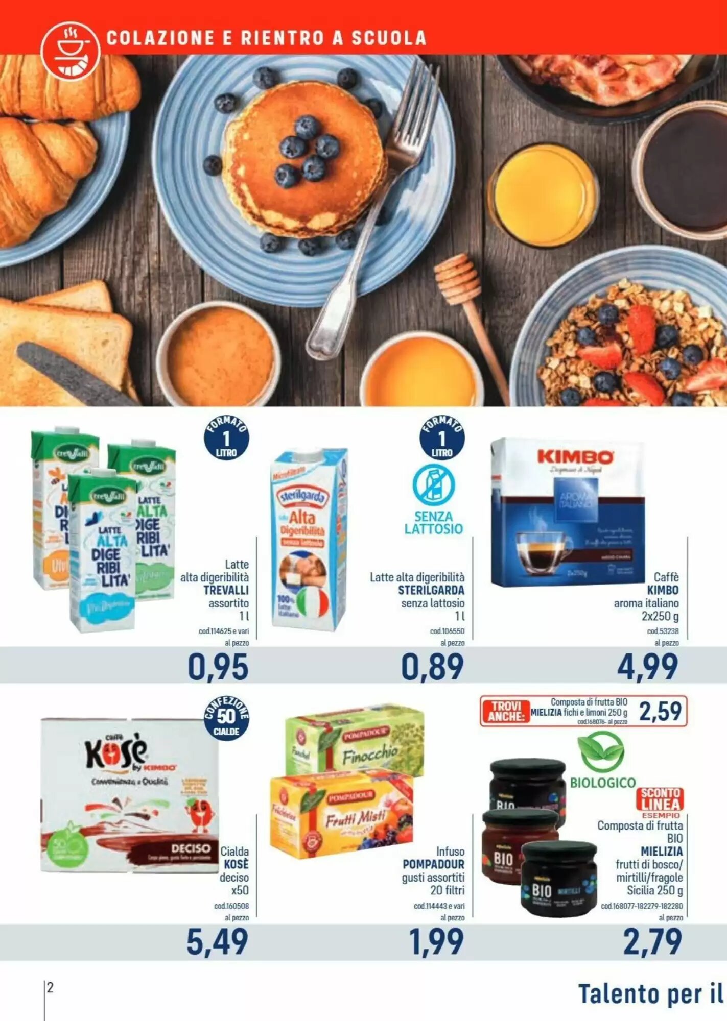 Volantino promozionale Talento Professional Store  valide dal 31/08/2026 - Pagina 2.