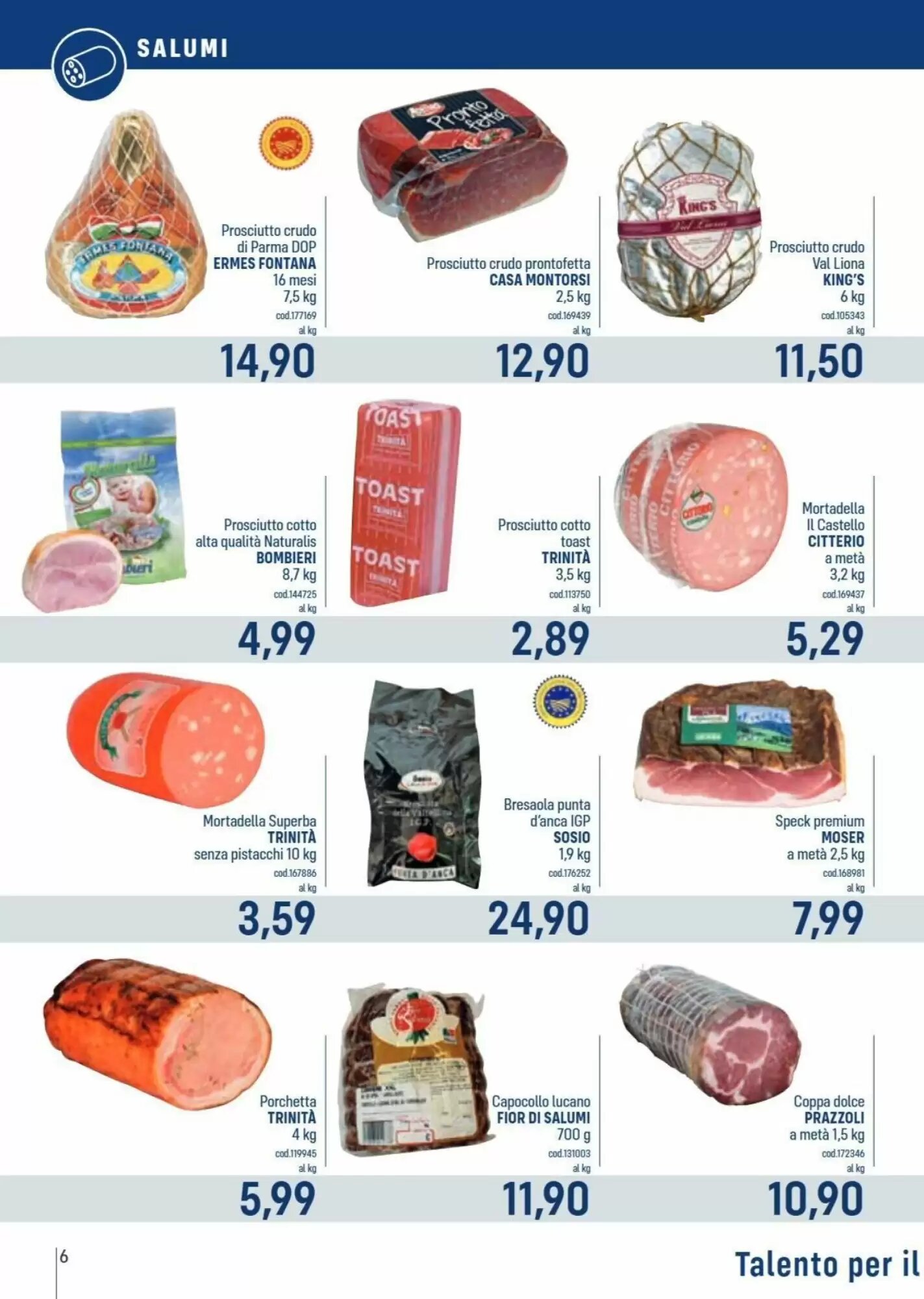 Volantino promozionale Talento Professional Store  valide dal 31/08/2026 - Pagina 6.