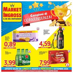 Volantino promozionale Market Ingross  valide dal 31/08/2026
