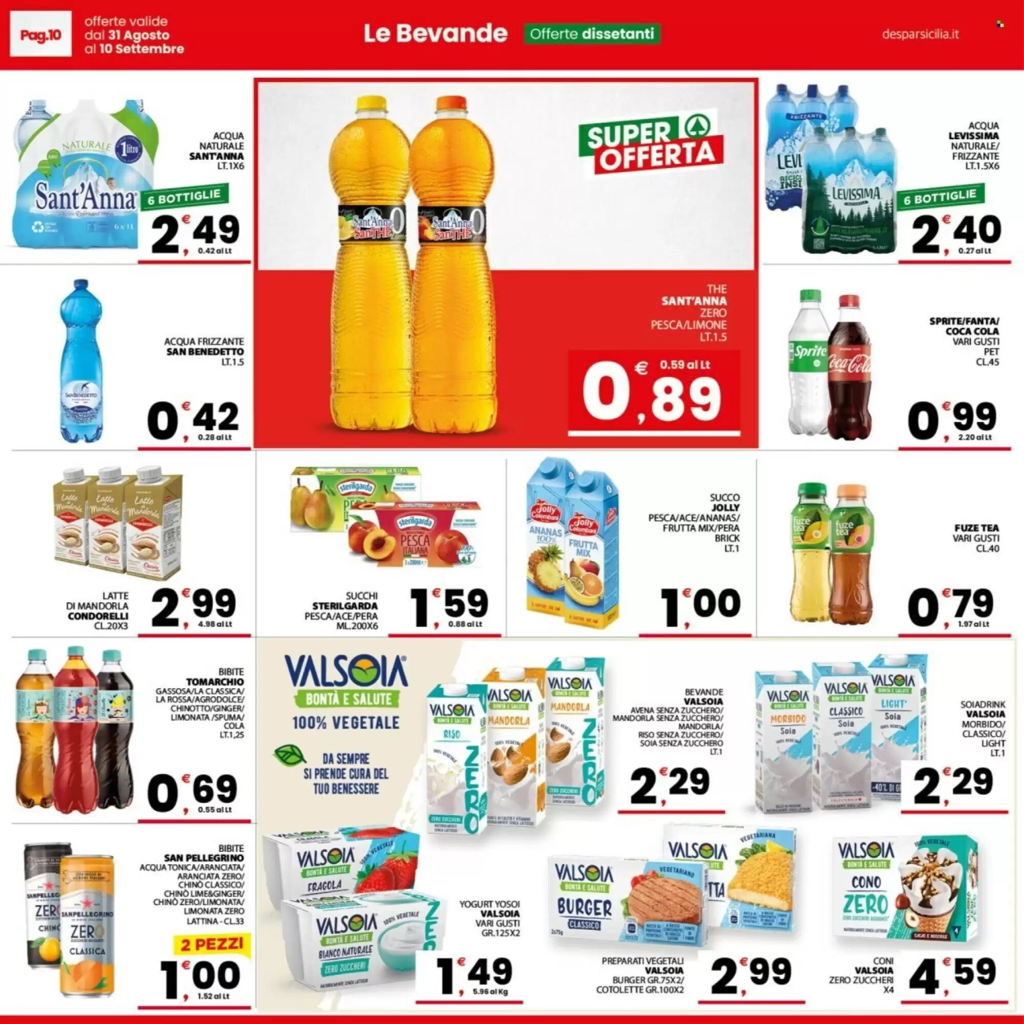Volantino promozionale Despar Sicilia  valide dal 31/08/2026 - Pagina 10.