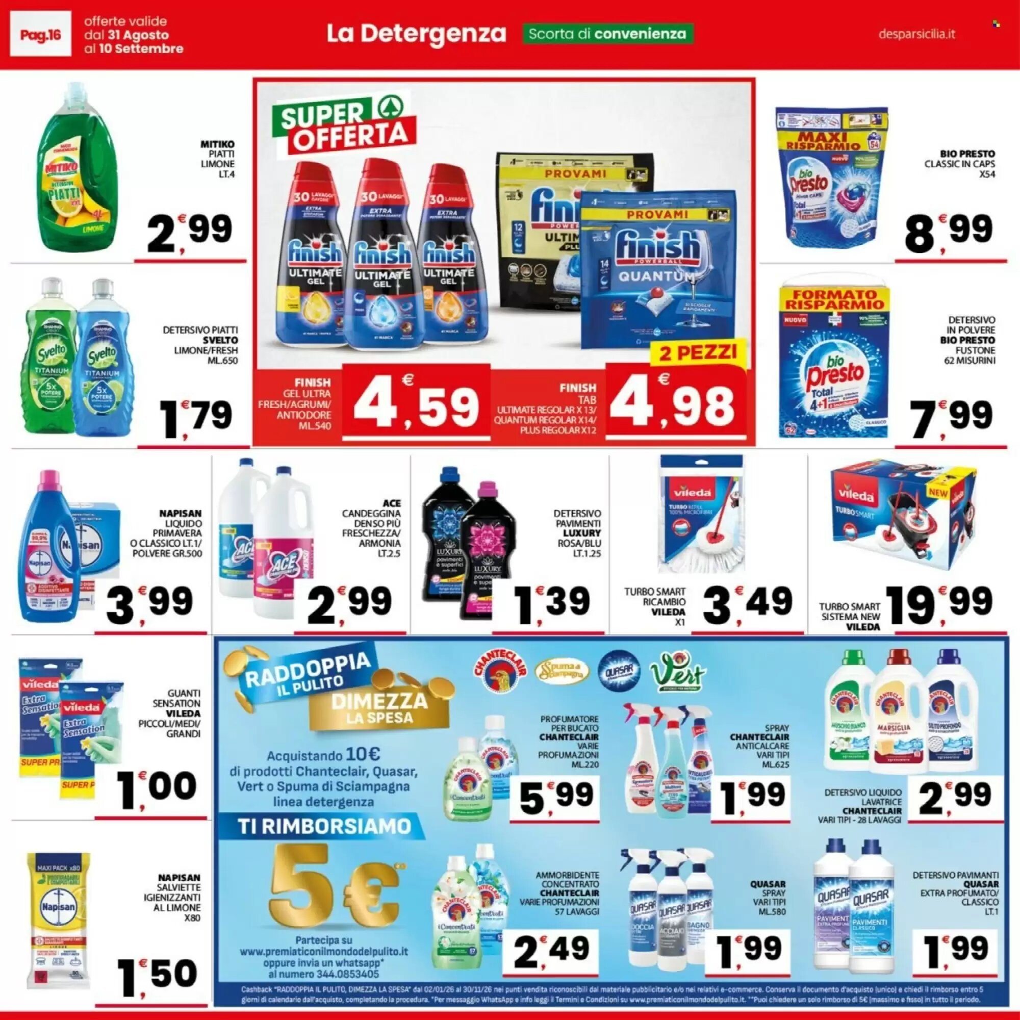 Volantino promozionale Despar Sicilia  valide dal 31/08/2026 - Pagina 16.