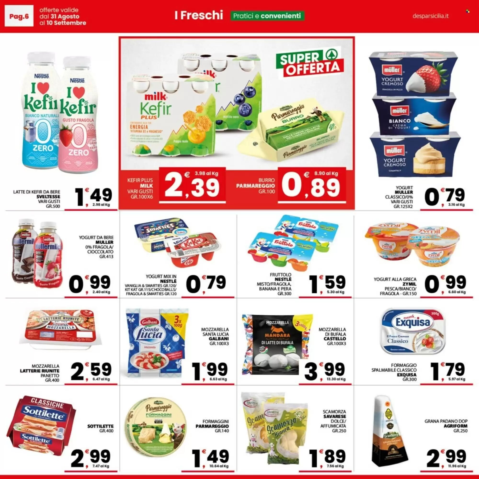 Volantino promozionale Despar Sicilia  valide dal 31/08/2026 - Pagina 6.