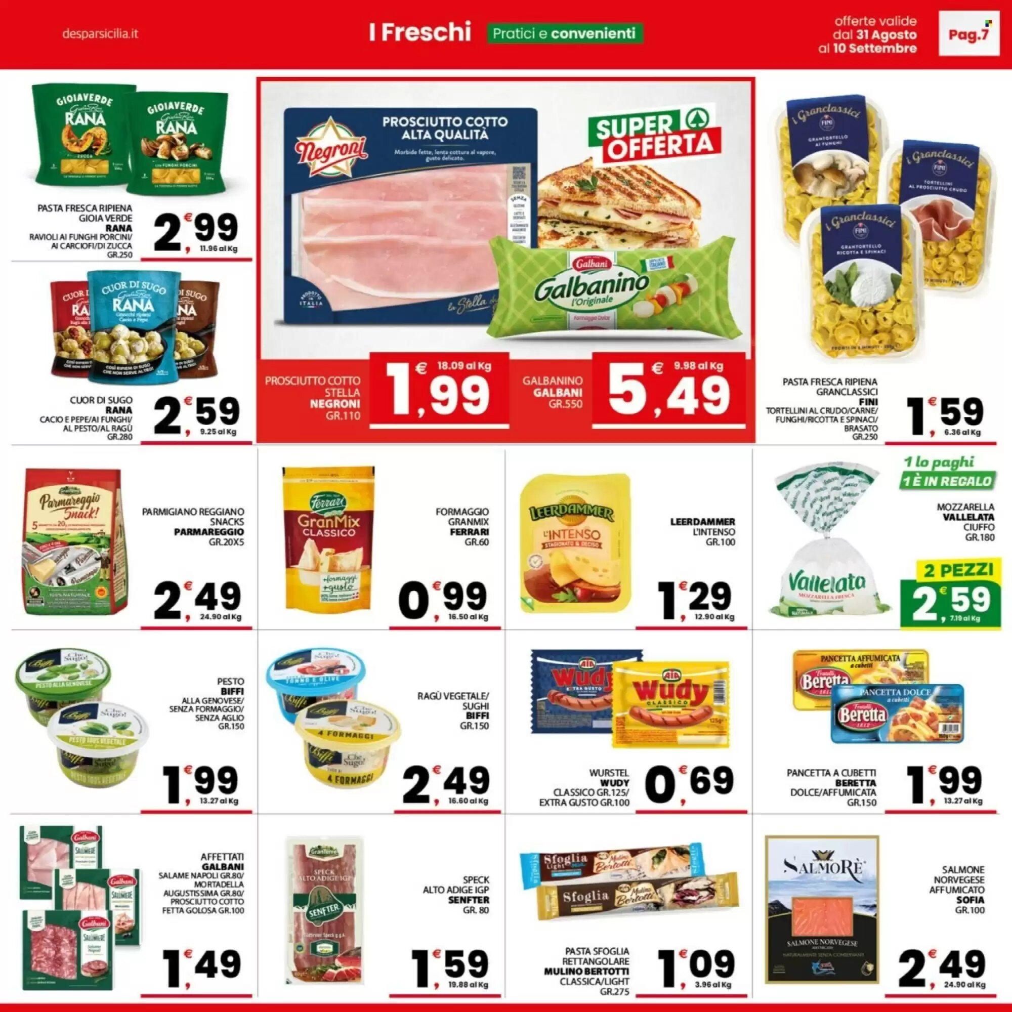 Volantino promozionale Despar Sicilia  valide dal 31/08/2026 - Pagina 7.