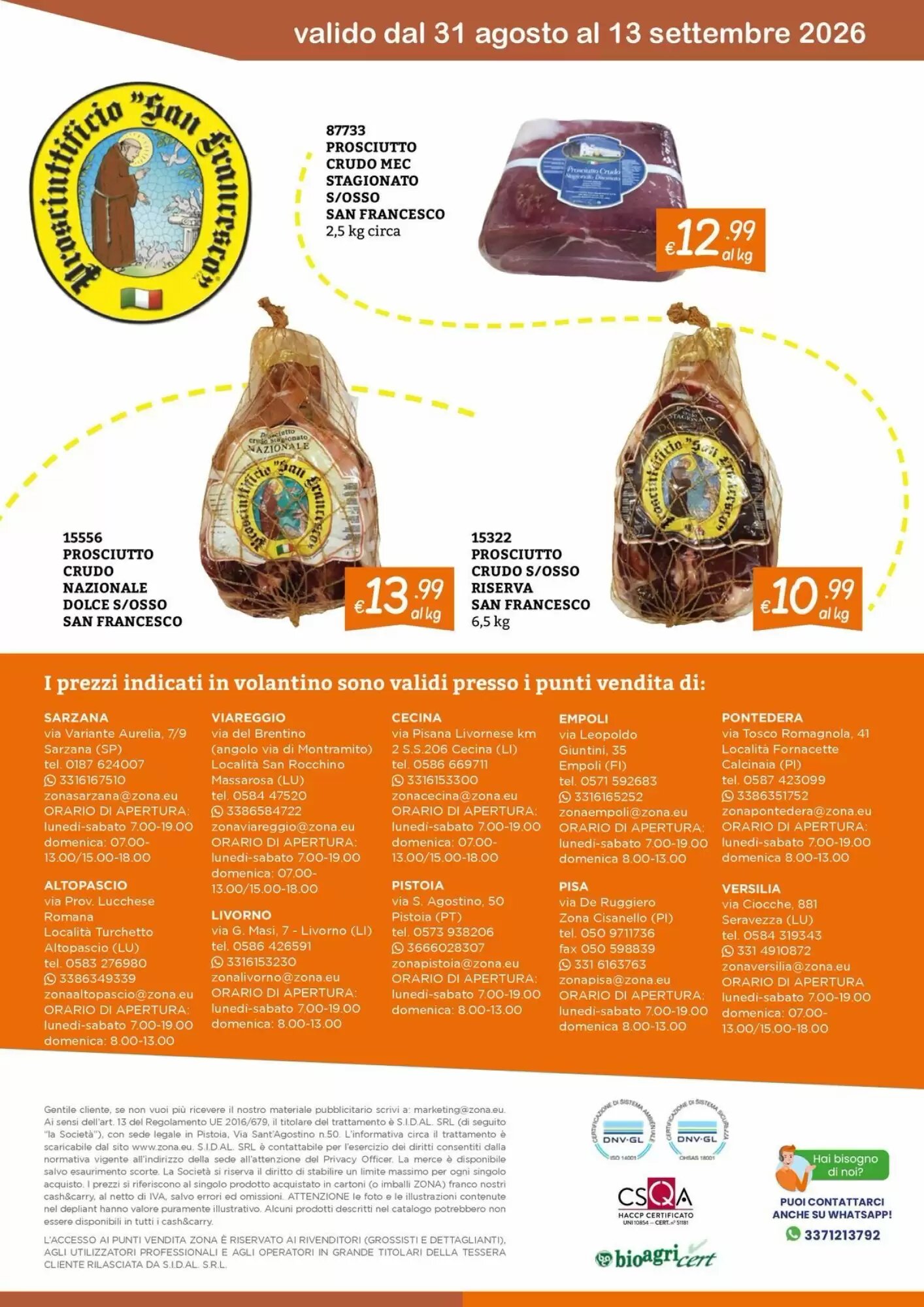 Volantino promozionale Zona  valide dal 31/08/2026 - Pagina 24.