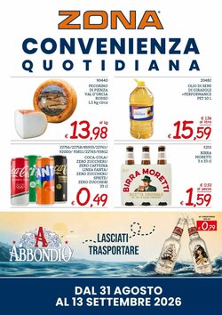 Volantino promozionale Zona  valide dal 31/08/2026