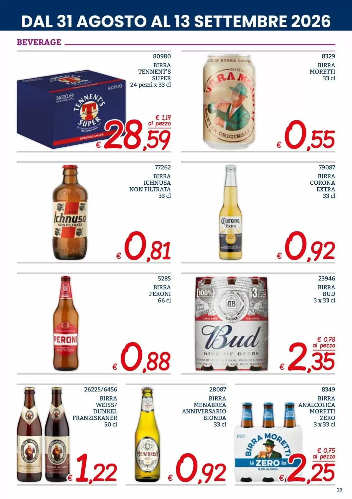 Volantino promozionale Zona  valide dal 31/08/2026 - Pagina 23.