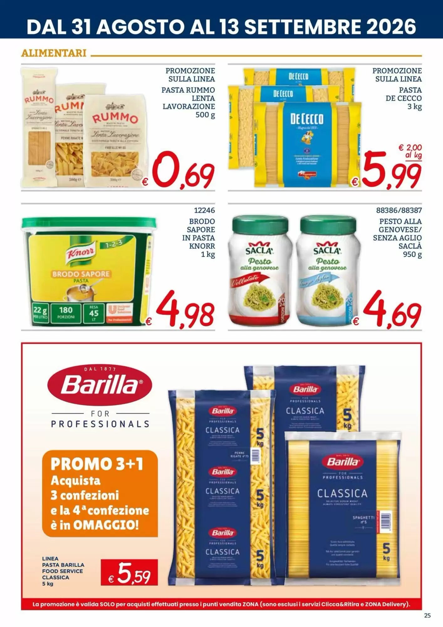 Volantino promozionale Zona  valide dal 31/08/2026 - Pagina 25.