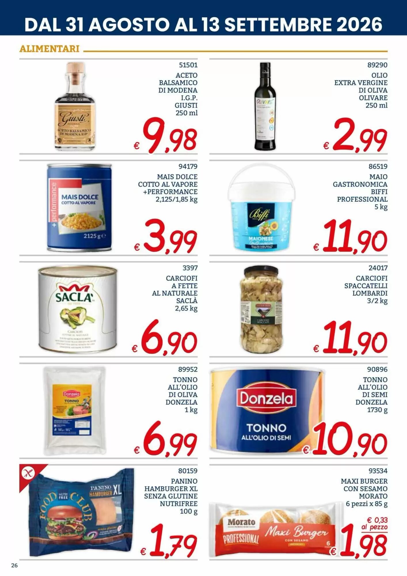 Volantino promozionale Zona  valide dal 31/08/2026 - Pagina 26.