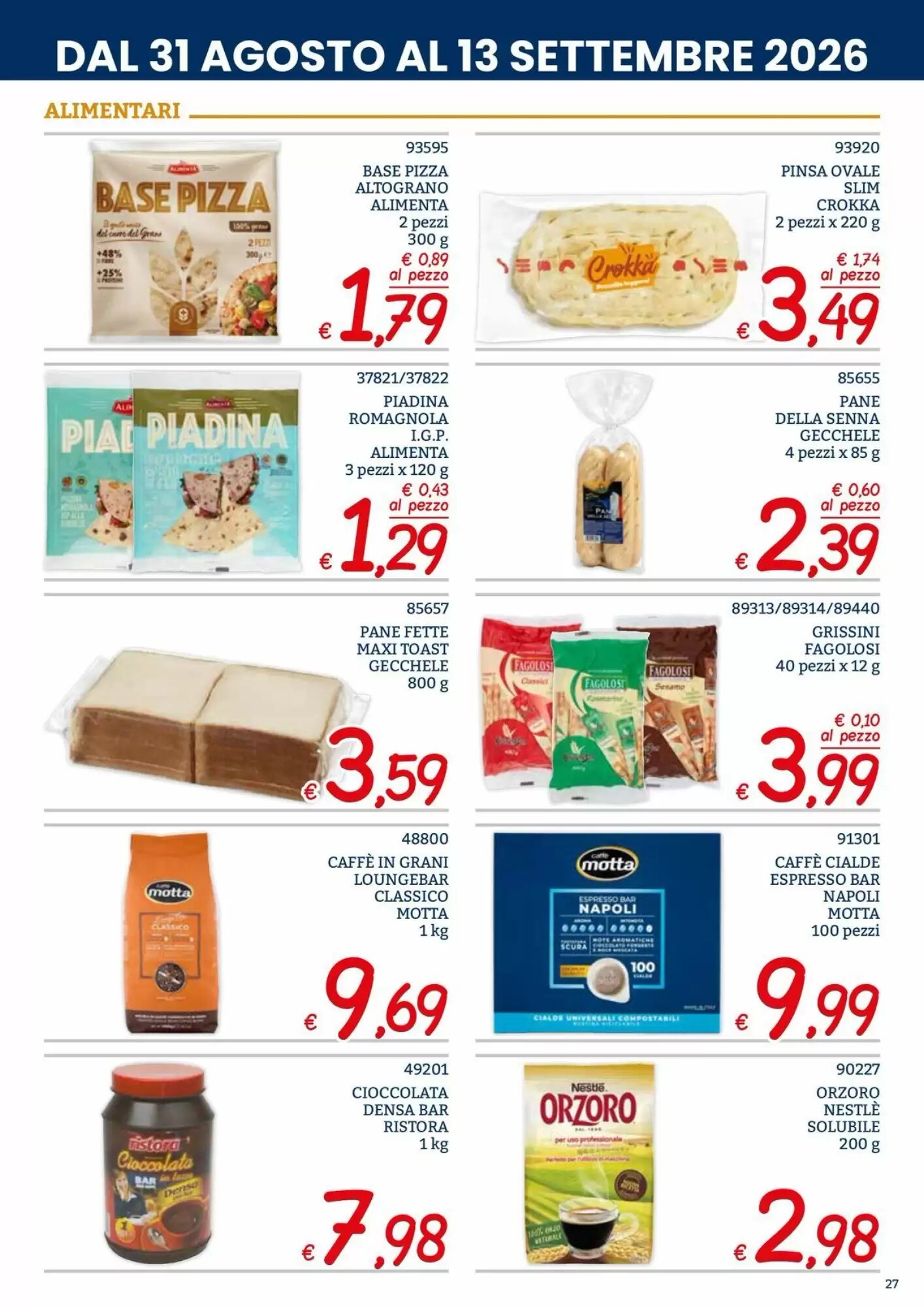 Volantino promozionale Zona  valide dal 31/08/2026 - Pagina 27.