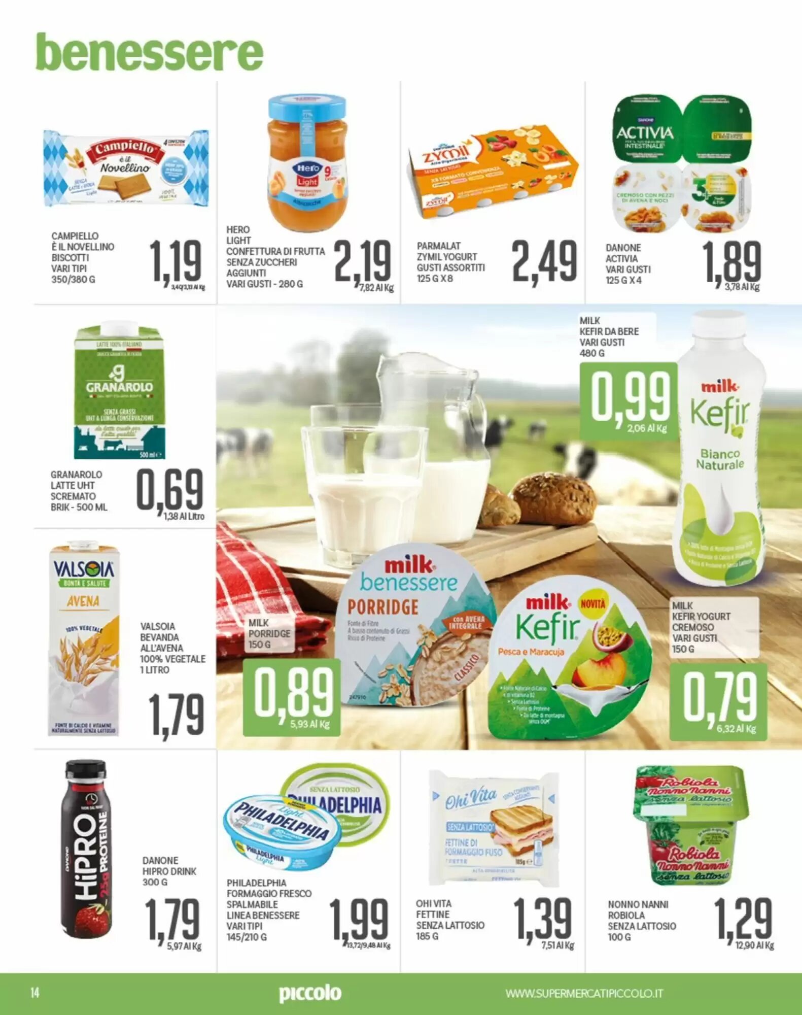 Volantino promozionale Supermercati Piccolo  valide dal 31/08/2026 - Pagina 14.