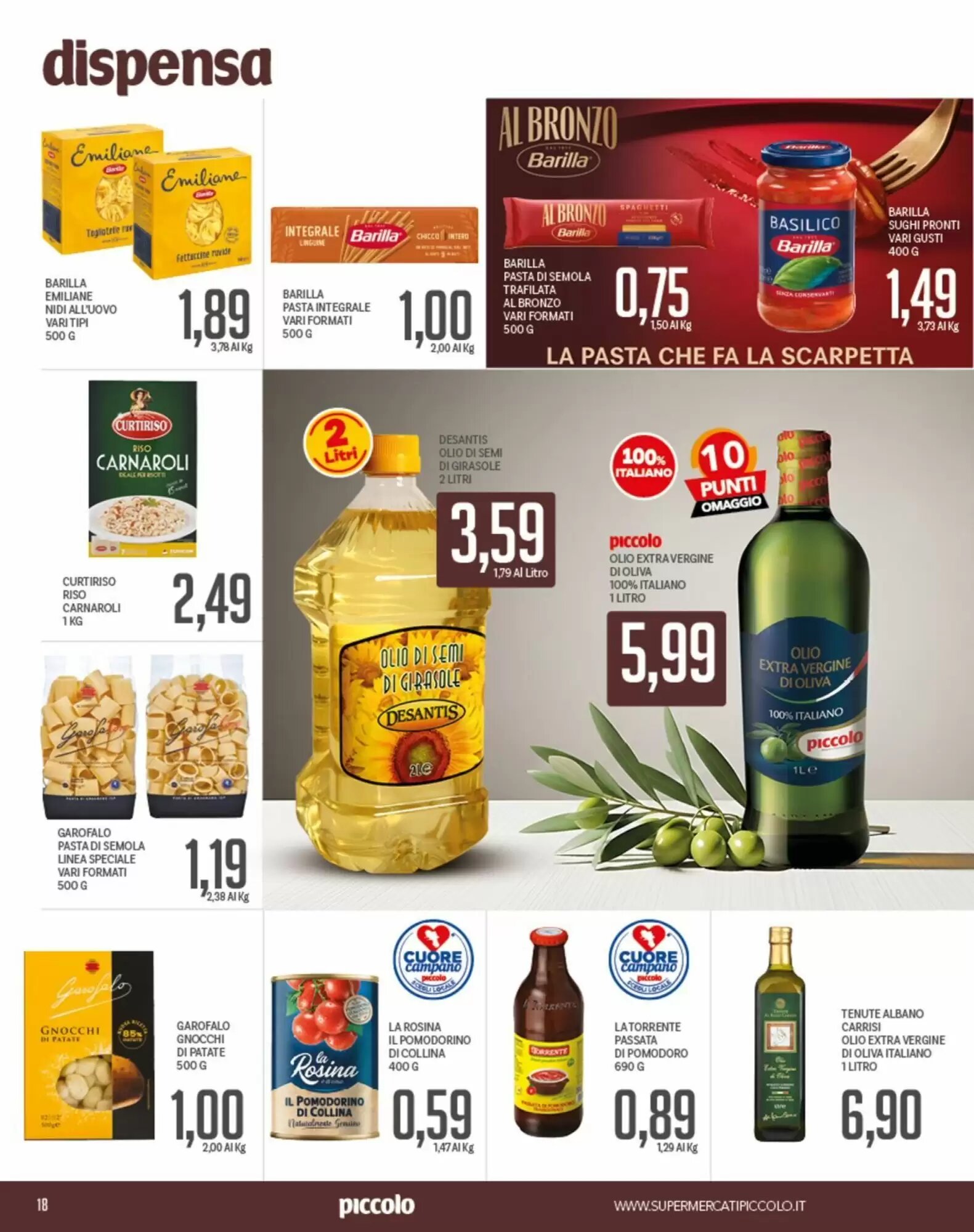Volantino promozionale Supermercati Piccolo  valide dal 31/08/2026 - Pagina 18.