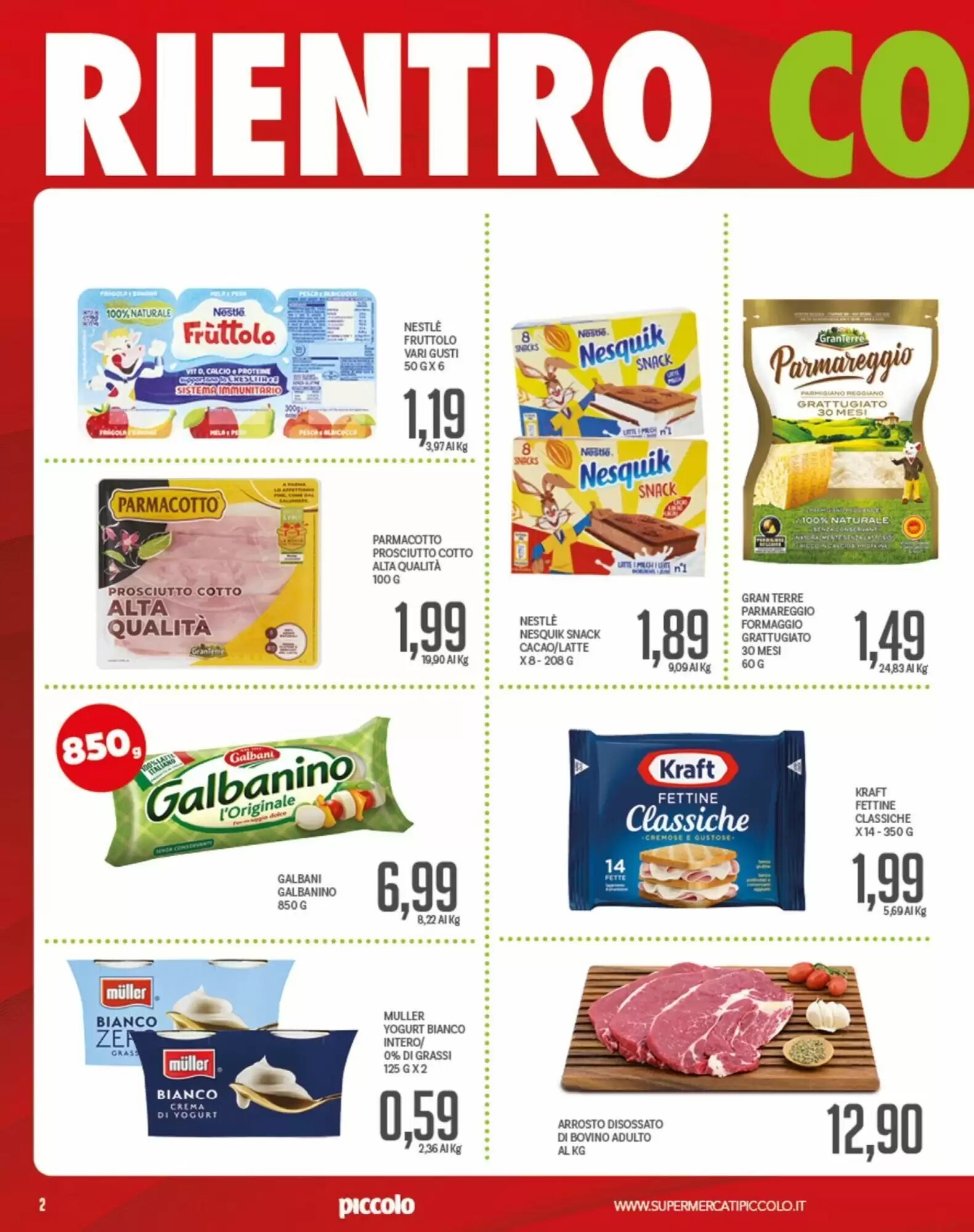 Volantino promozionale Supermercati Piccolo  valide dal 31/08/2026 - Pagina 2.