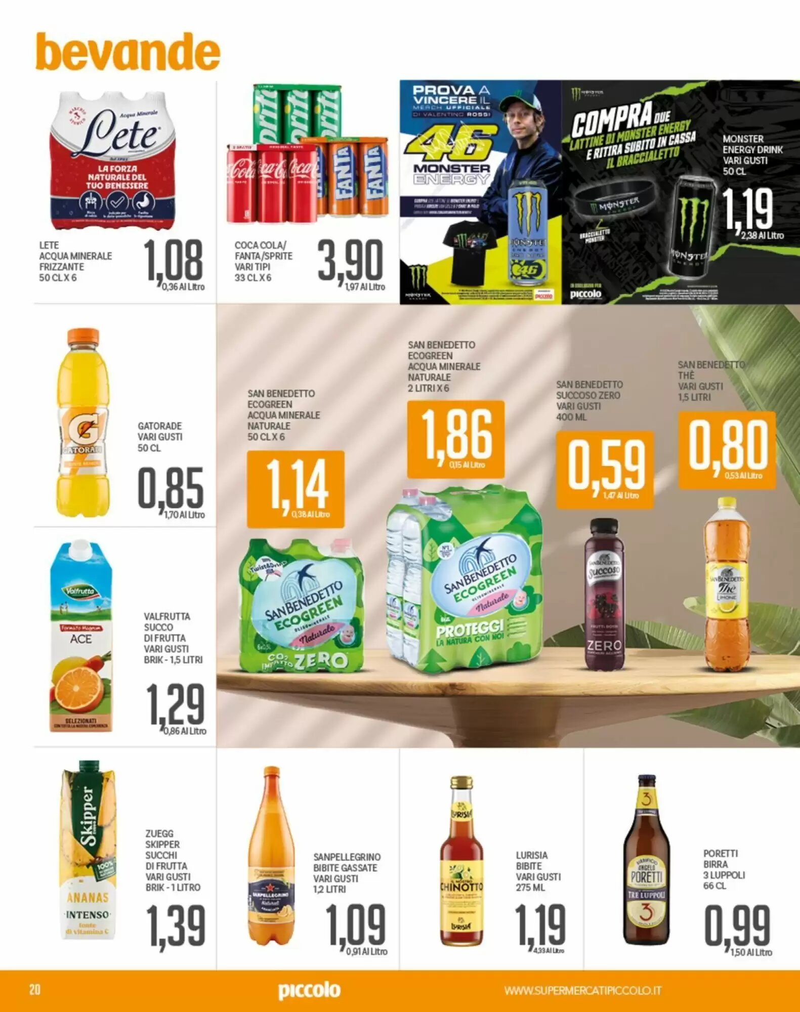 Volantino promozionale Supermercati Piccolo  valide dal 31/08/2026 - Pagina 20.