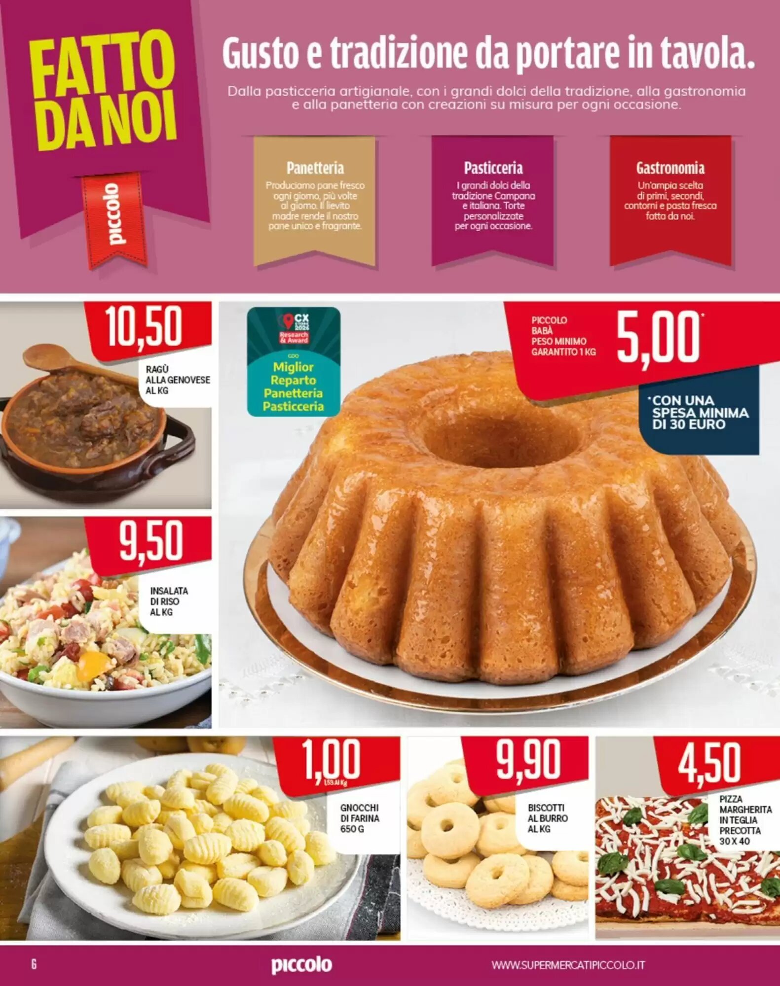Volantino promozionale Supermercati Piccolo  valide dal 31/08/2026 - Pagina 6.