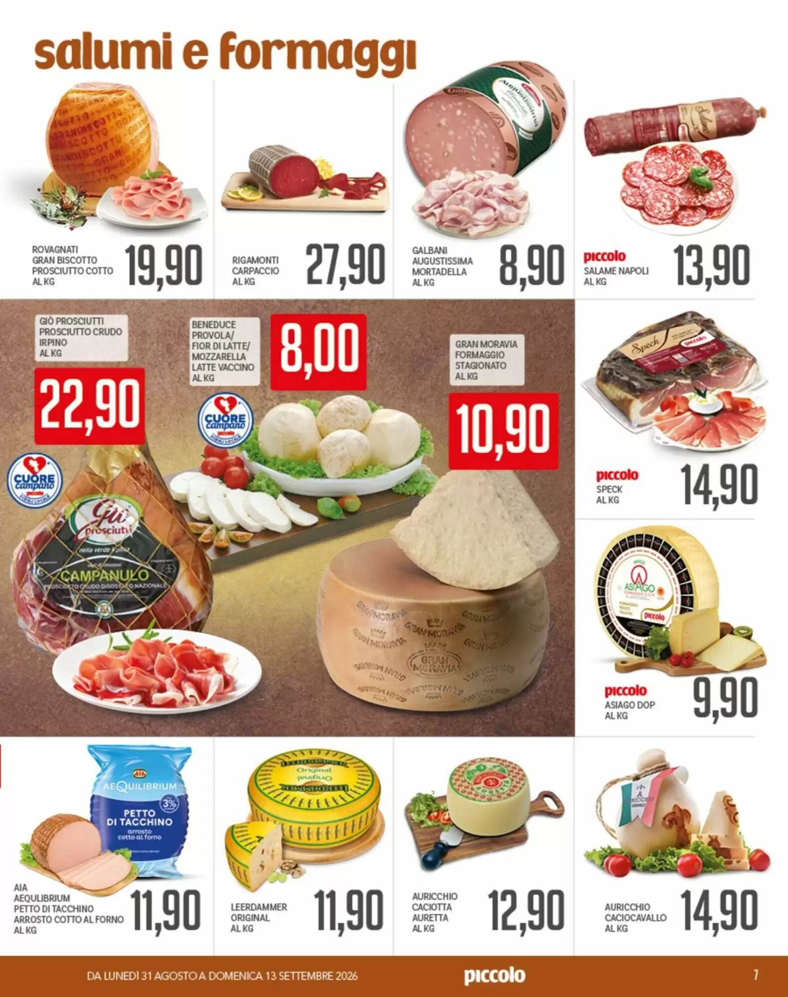 Volantino promozionale Supermercati Piccolo  valide dal 31/08/2026 - Pagina 7.