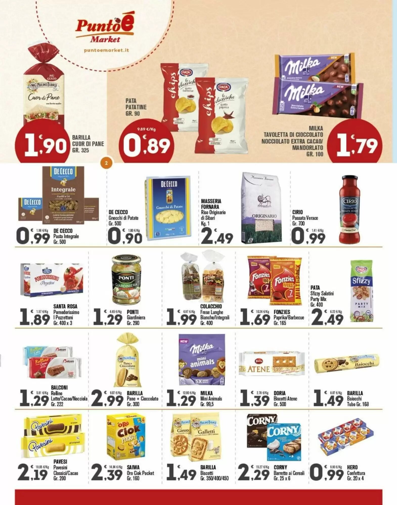 Volantino promozionale Punto é market  valide dal 31/08/2026 - Pagina 2.