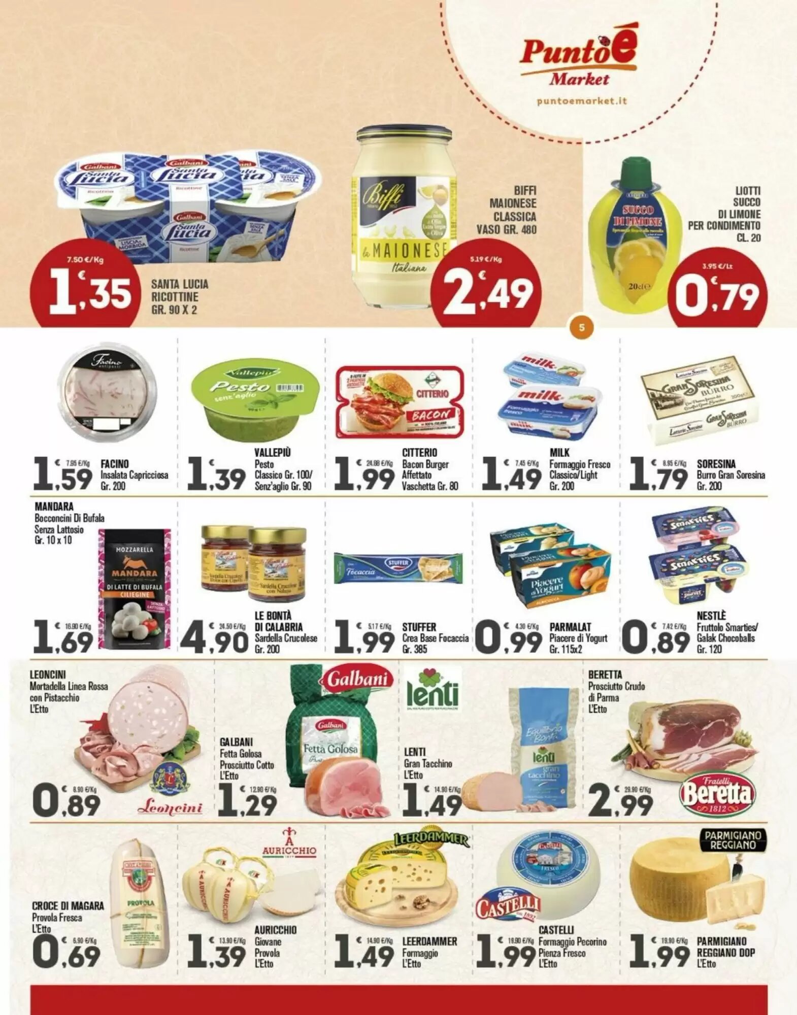Volantino promozionale Punto é market  valide dal 31/08/2026 - Pagina 5.