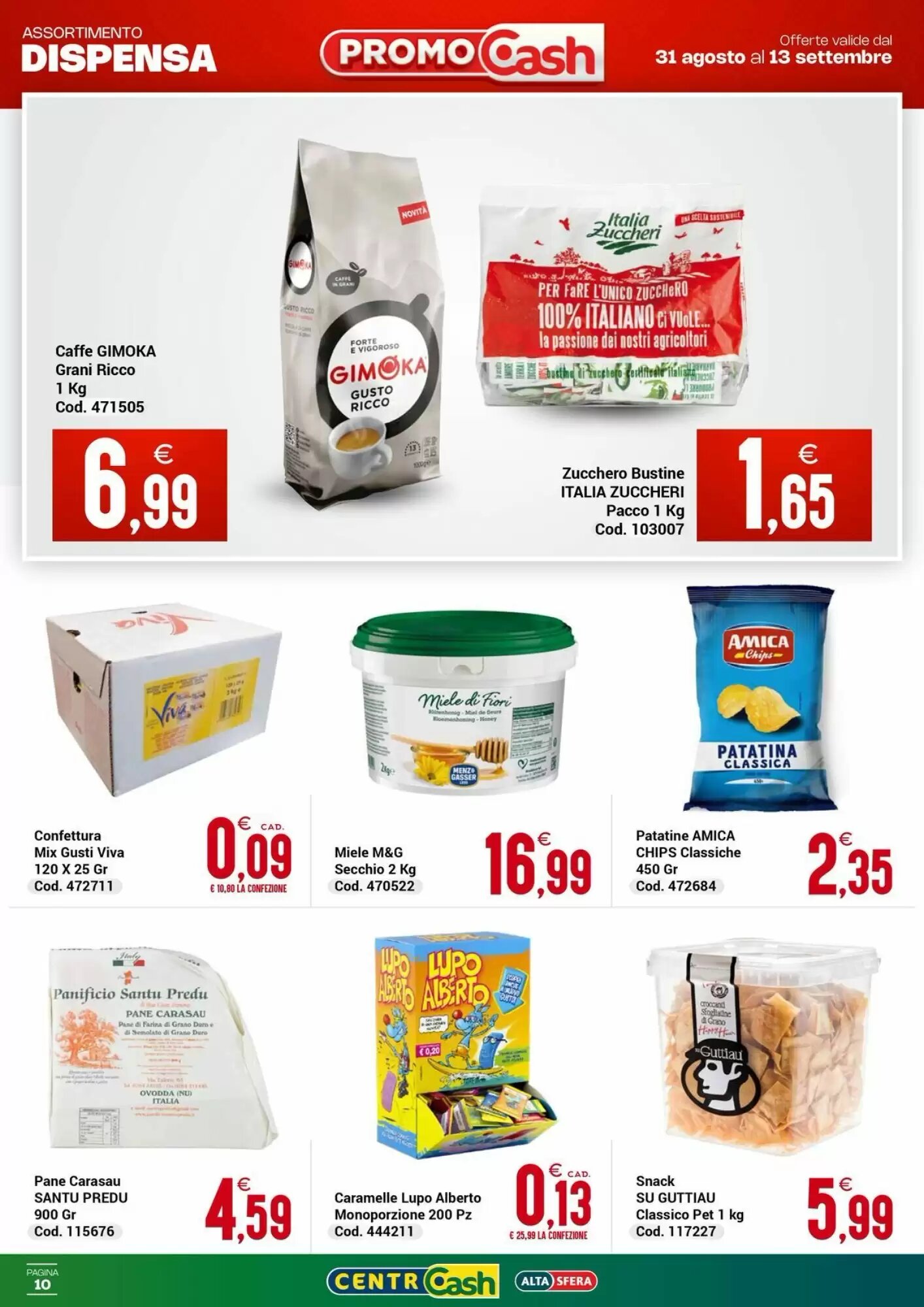 Volantino promozionale Centro Cash  valide dal 31/08/2026 - Pagina 10.