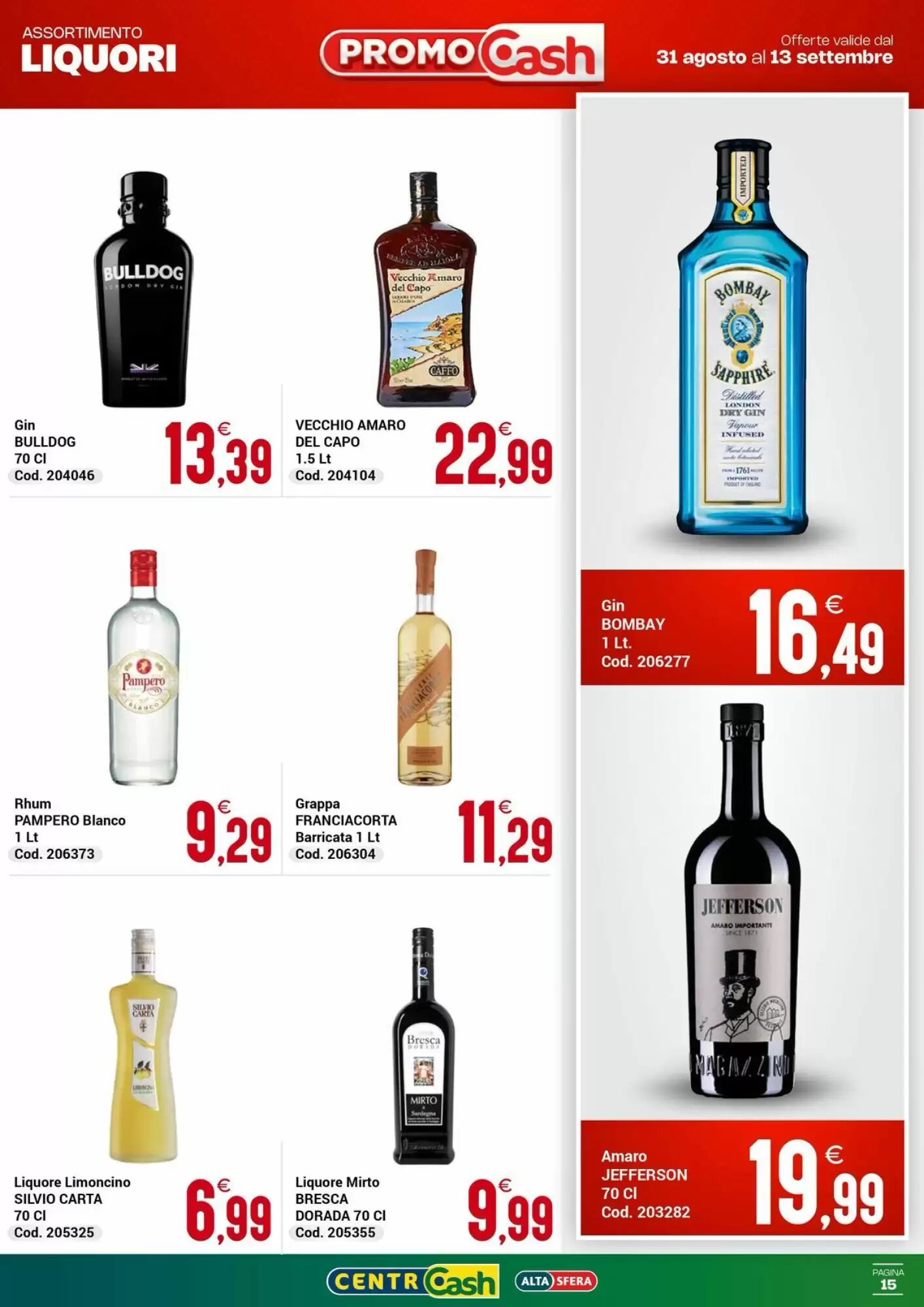 Volantino promozionale Centro Cash  valide dal 31/08/2026 - Pagina 15.