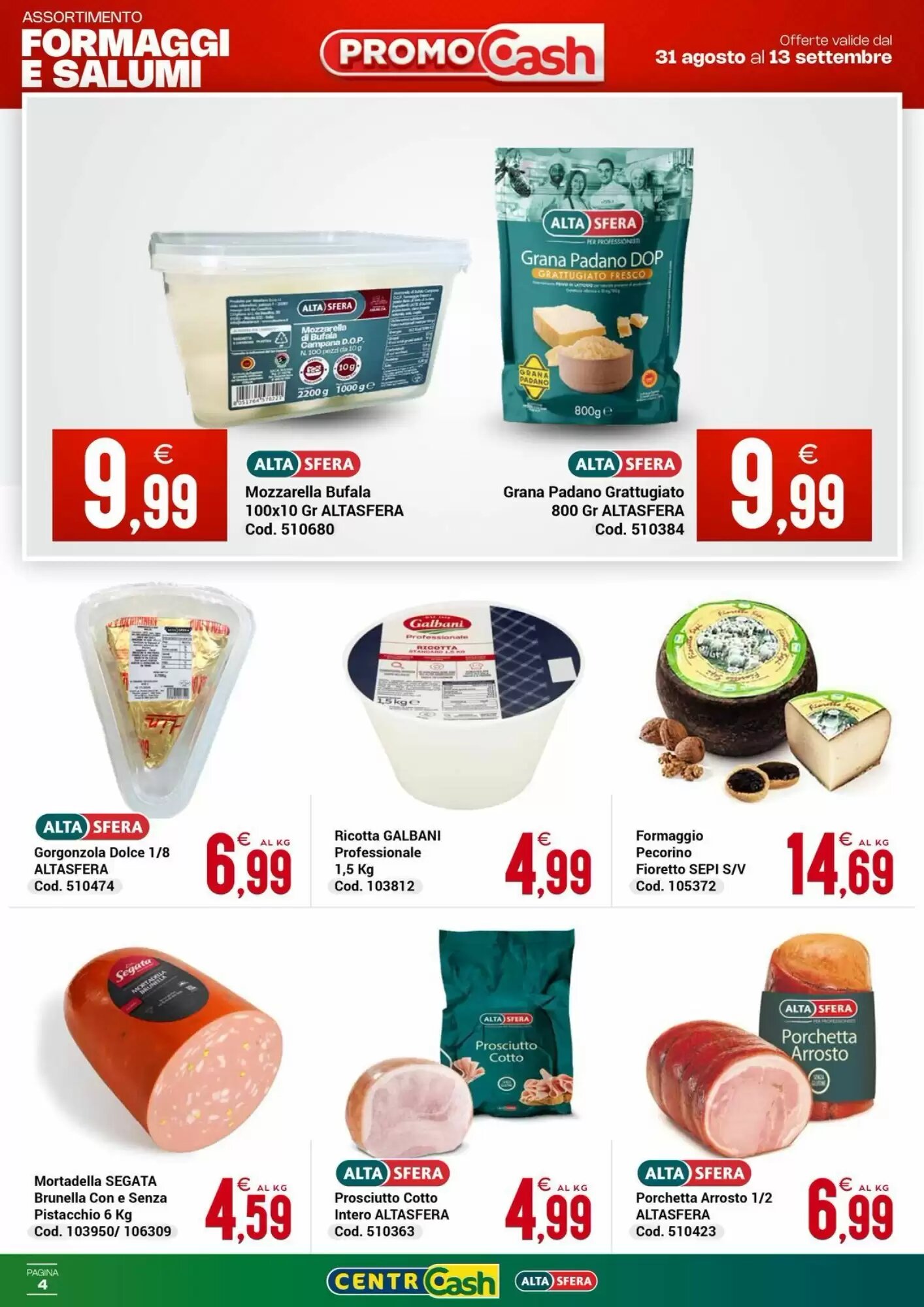 Volantino promozionale Centro Cash  valide dal 31/08/2026 - Pagina 4.